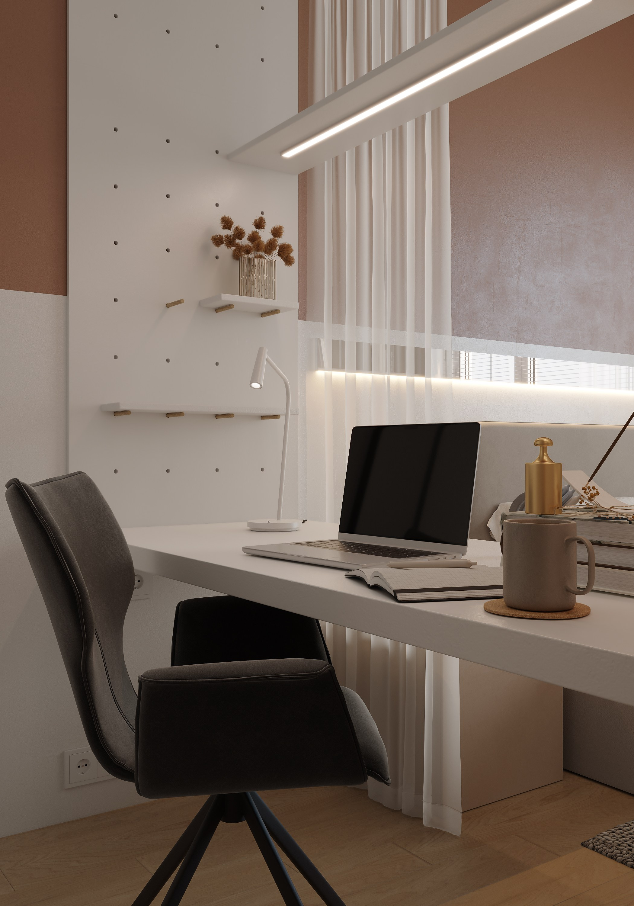 Квартира для LSD Bureau. 3D визуализация интерьера и архитектурной среды