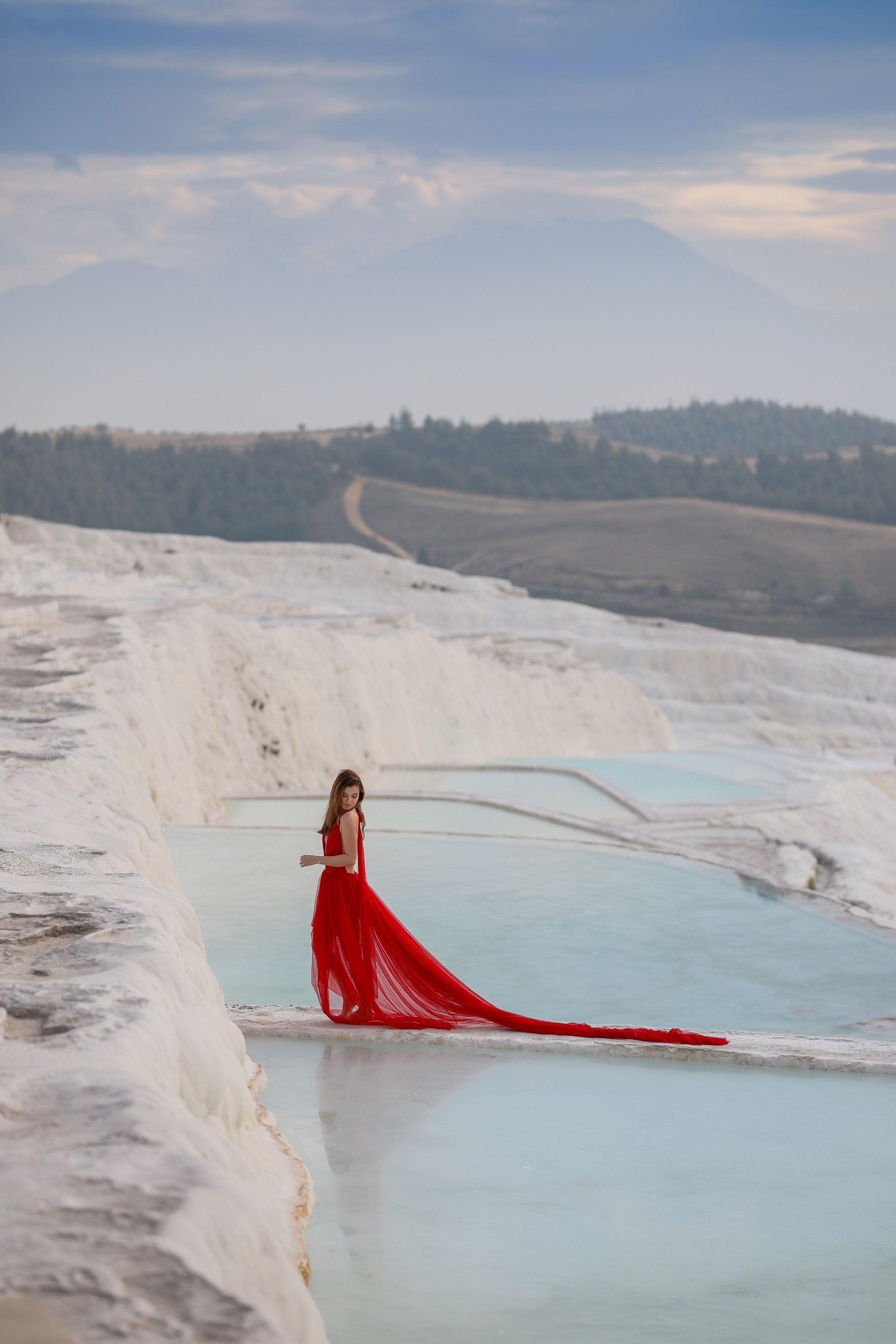 Photoshooting in Pamukkale