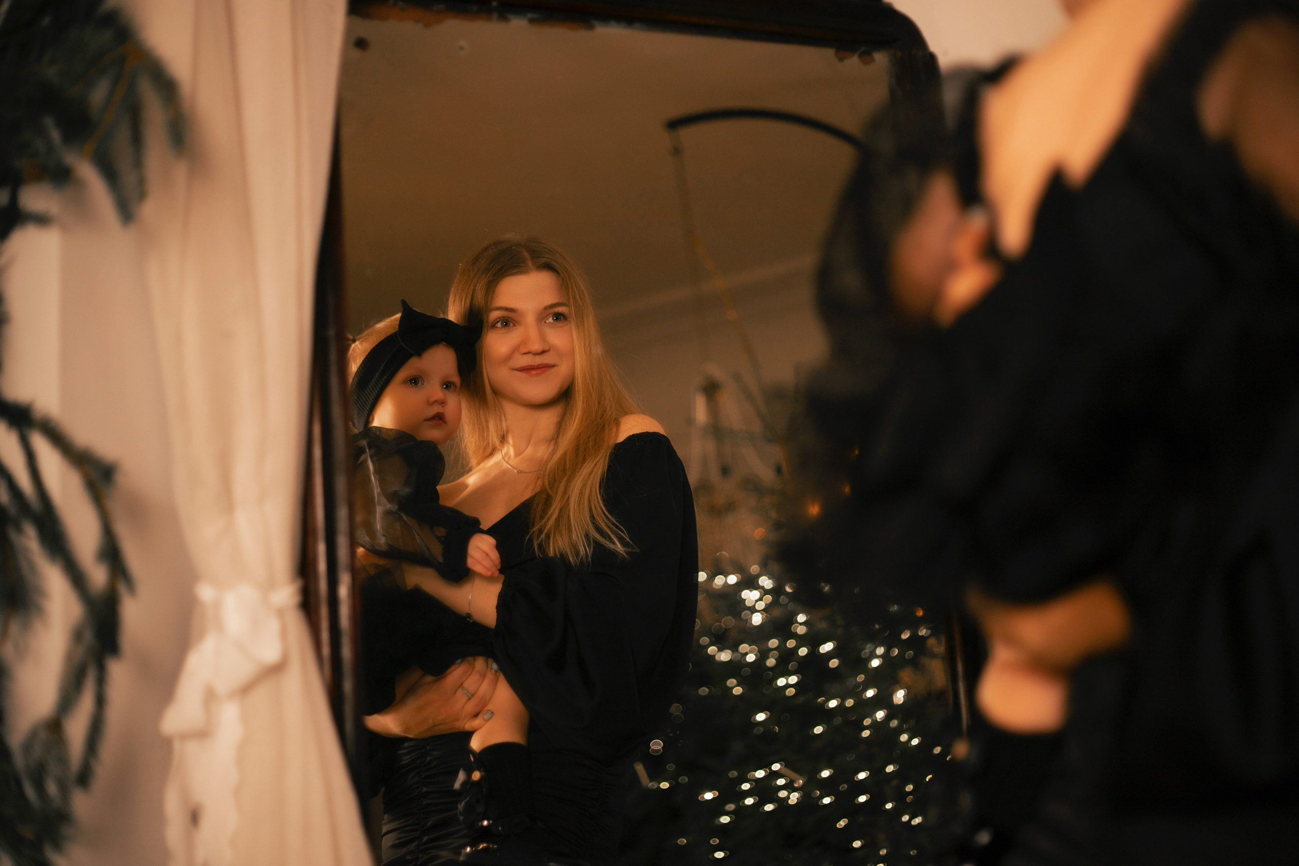 Новогодняя съёмка в фотостудии