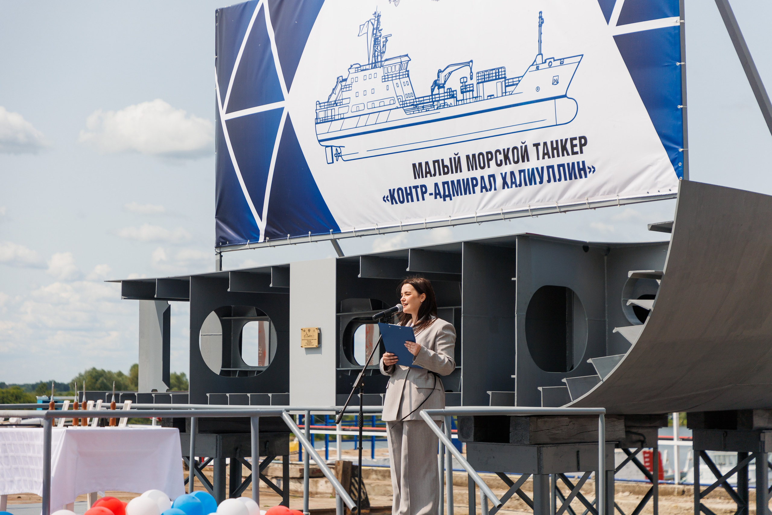 Окская судоверфь. Закладка киля. Фотограф городских и семейных событий Артем Карпухин