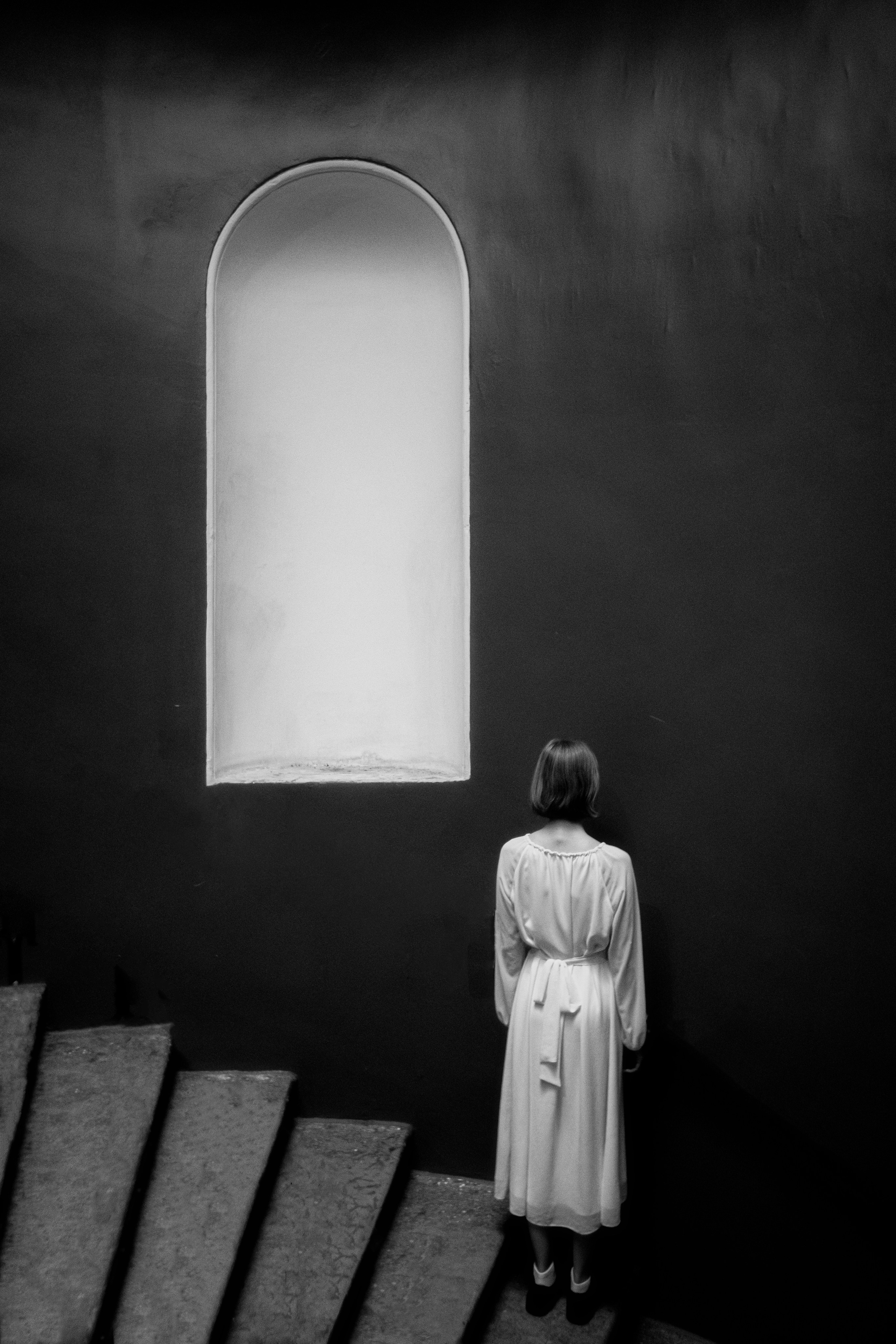 Катя. Съёмка в красной парадной. Lickord