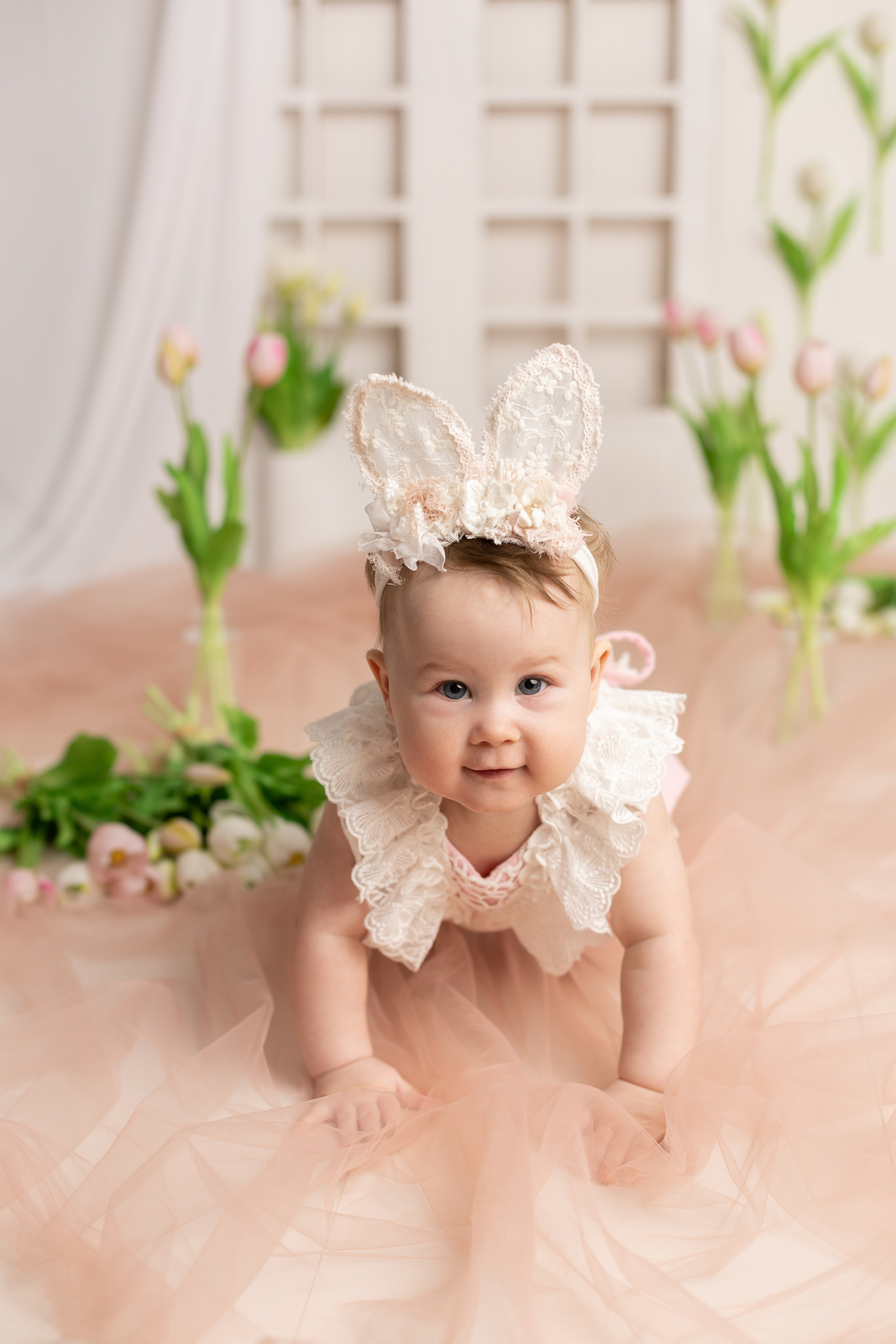 Весенний фотопроект для детей с рождения до года. Фотограф новорожденных, детский фотограф в г. Оренбурге Екатерина Козлова