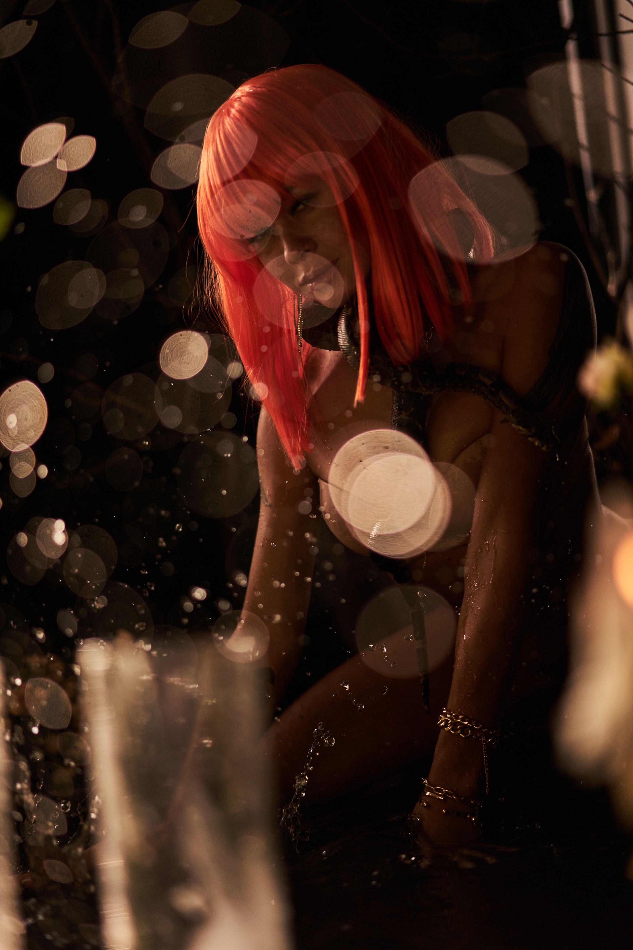 Будуарная фотосессия в студии с змеями. Фотограф Екатеринбург Кокшарова Александра