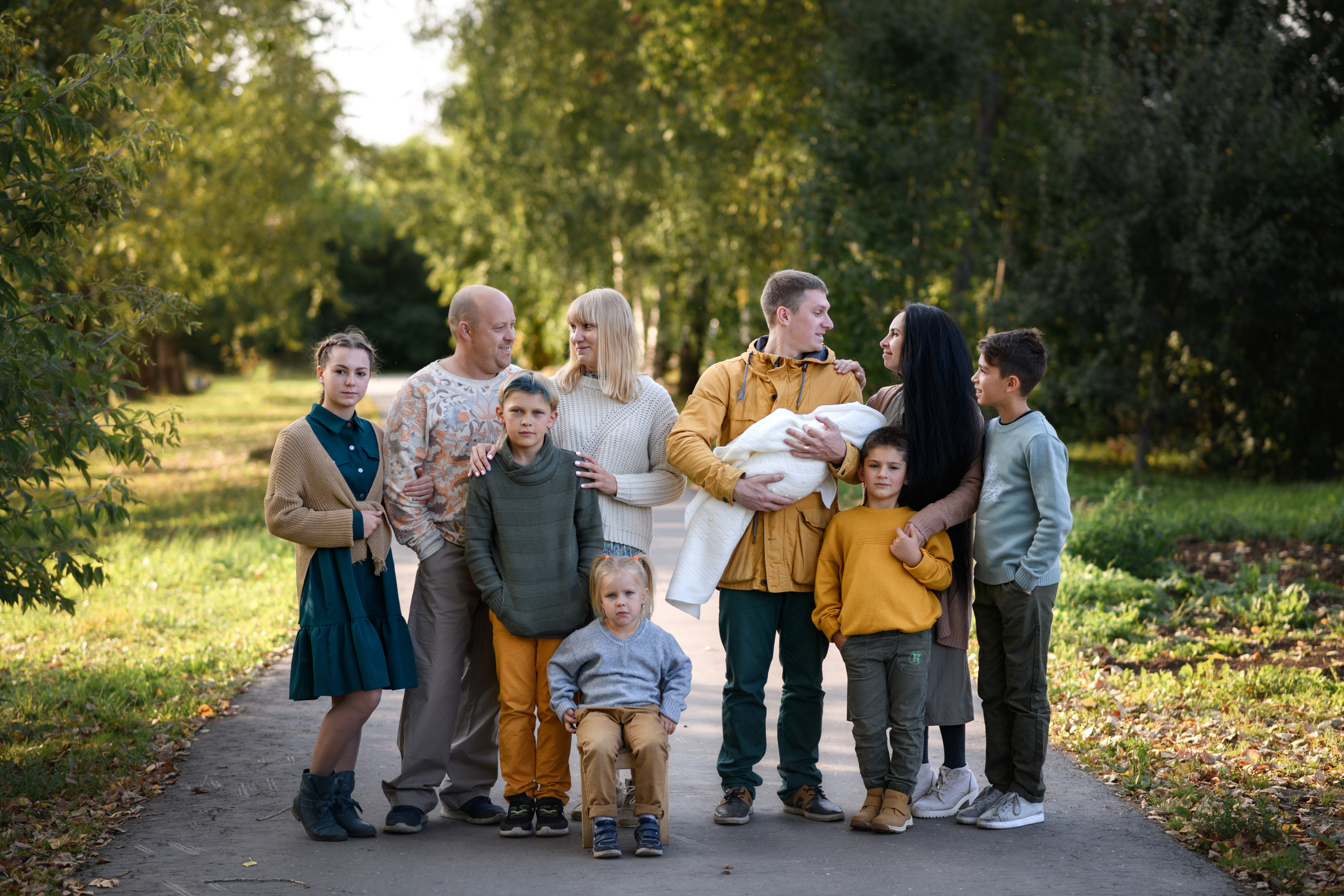 Большая семья Морковкиных. Фотограф Тула, Москва Виктория Доманская