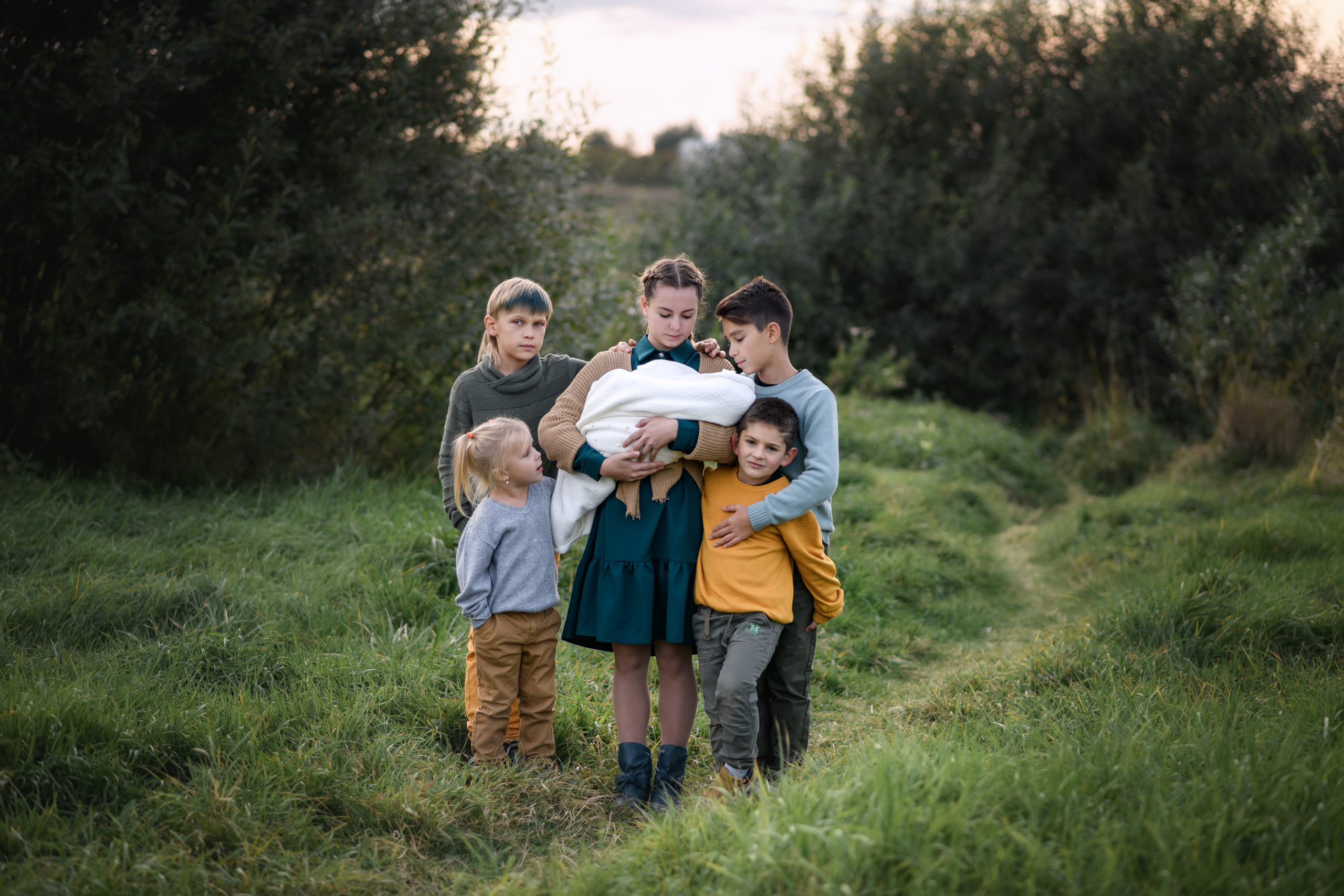 Большая семья Морковкиных. Фотограф Тула, Москва Виктория Доманская