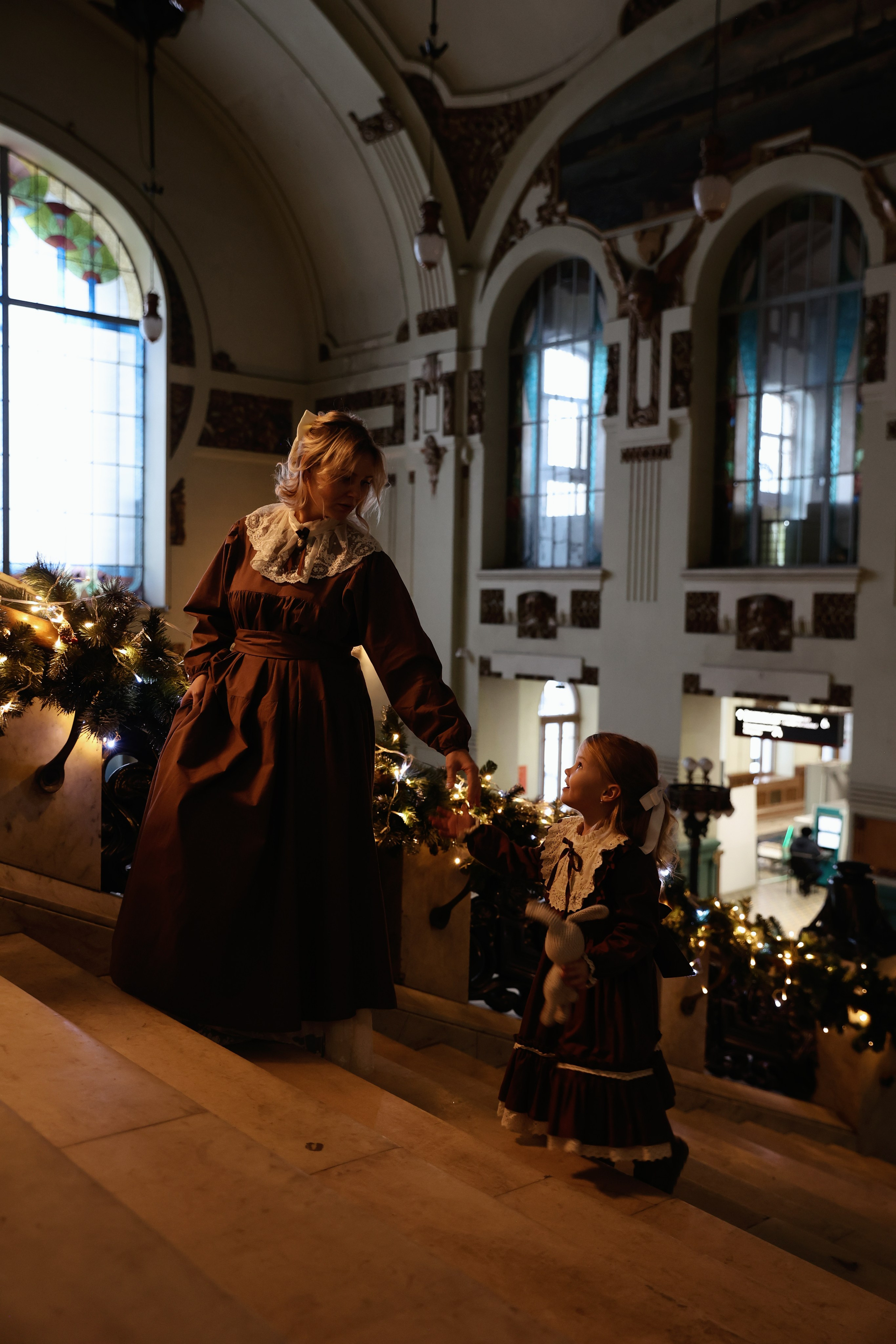Ретро съемка на Витебском вокзале. Фотограф — Татьяна Кириллова, г. Санкт-Петербург