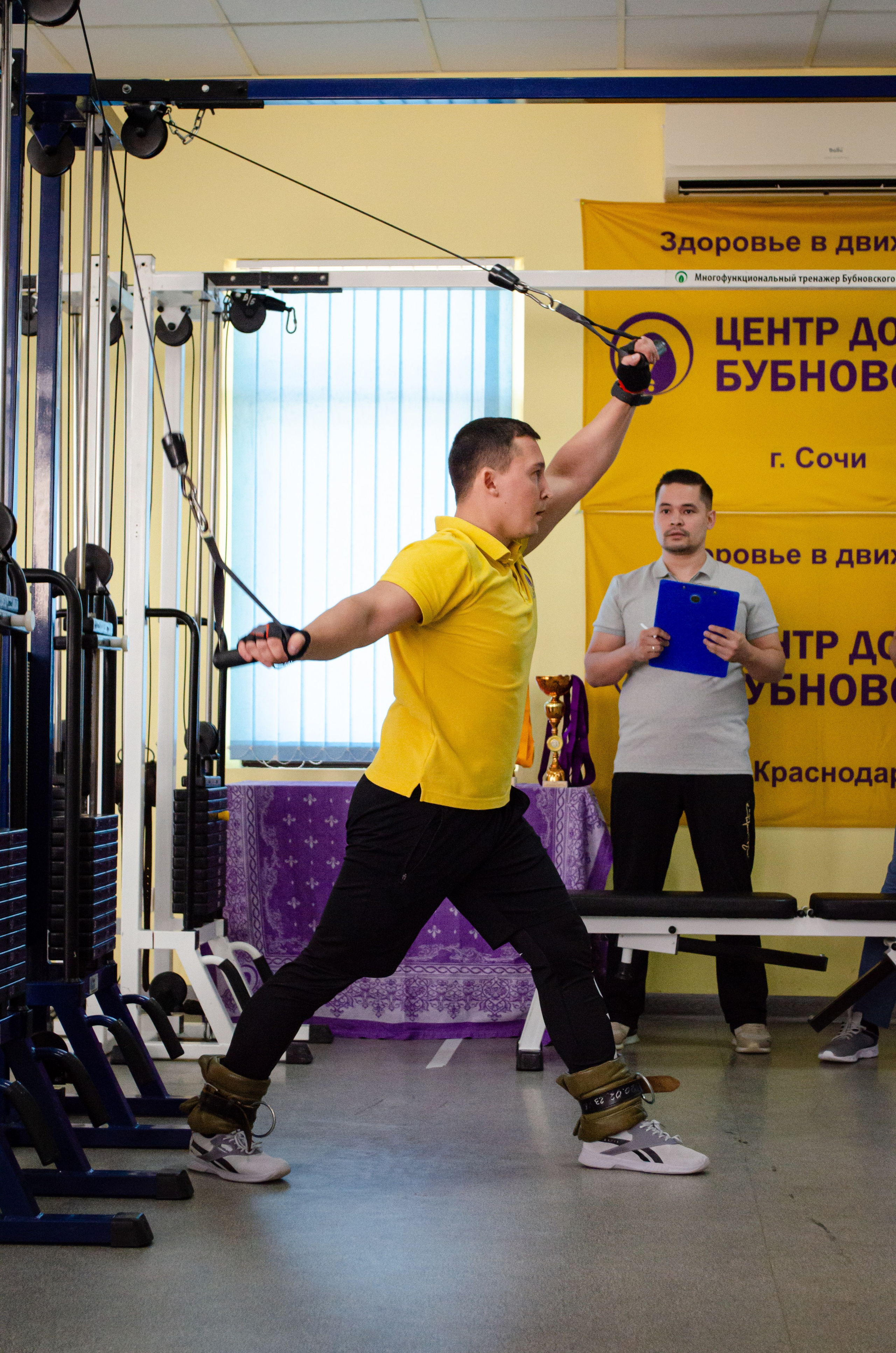 Медицинское спортивное мероприятие. Фотограф