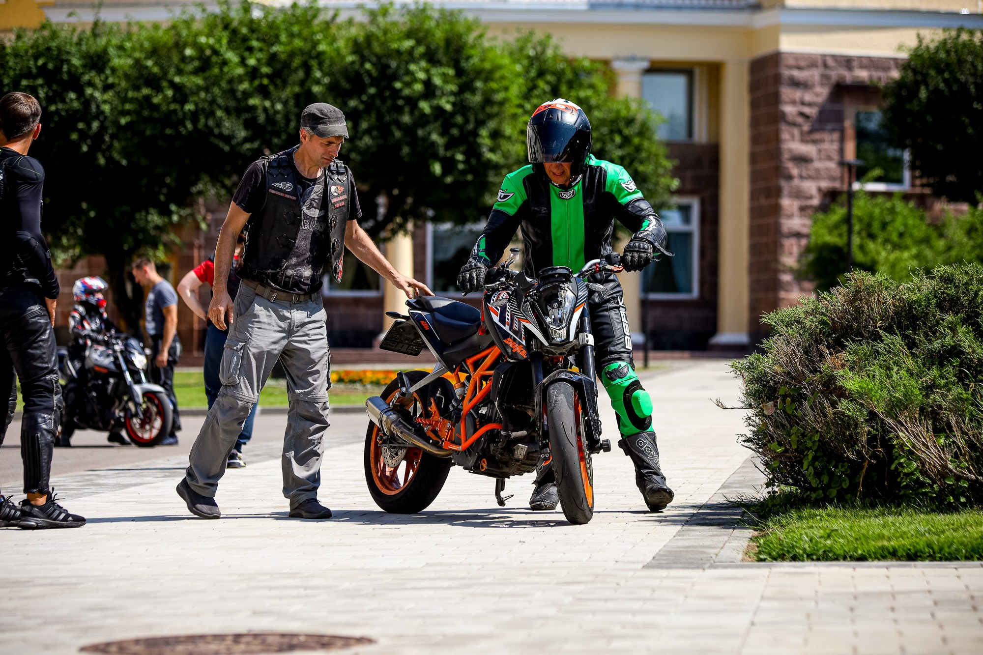 Кубок России по фигурному управлению мотоциклом. Спортивный фотограф Вадим Добедченков