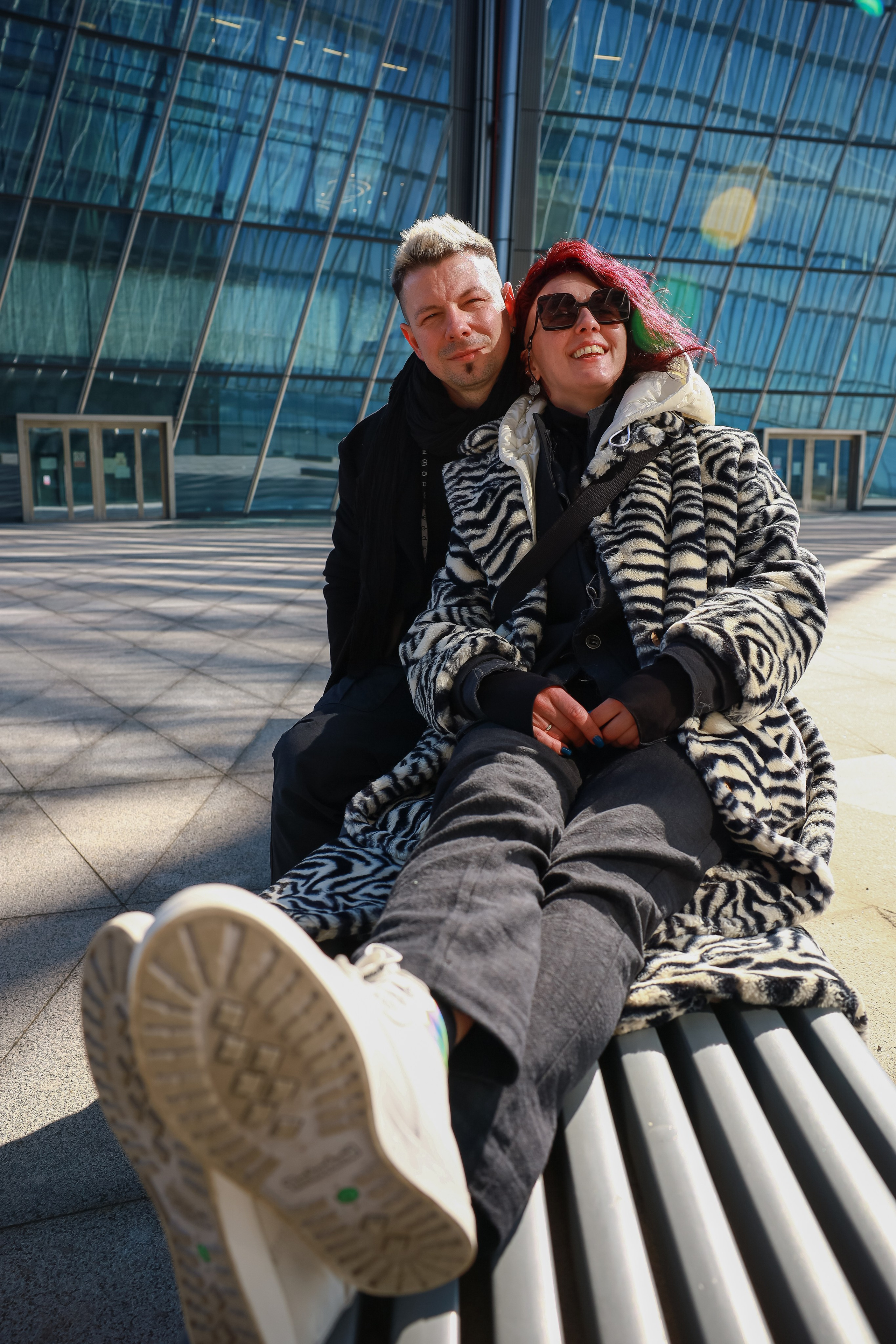 Алексей и Татьяна. Фотосессия на территории Лахта Центра. Портретный фотограф Панферова Регина г. Санкт-Петербург, г. Казань