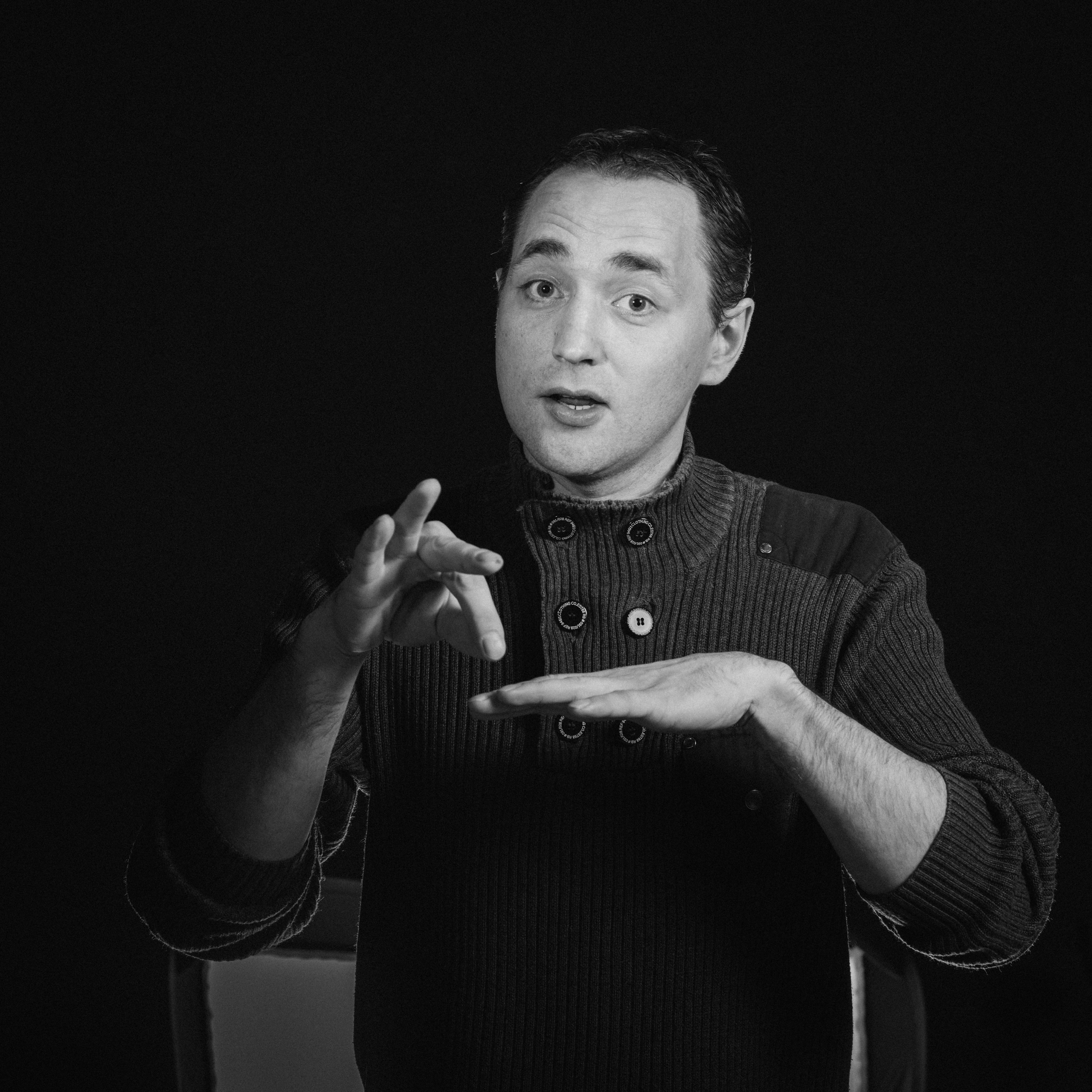 Сергей Синодов. Актёр, мим. Портфолио. Фотограф Андрей Зикеев, фотостудия AzArt Studio в Москве