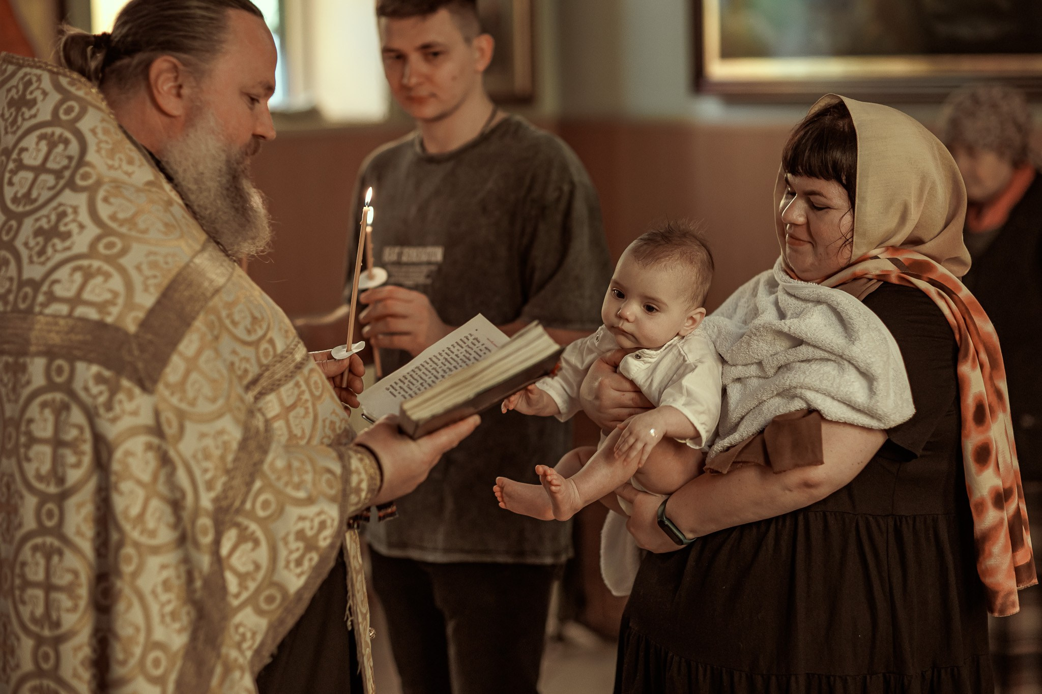 Таинство Крещения Алевтины. 23.03. Детский семейный фотограф в Абинске