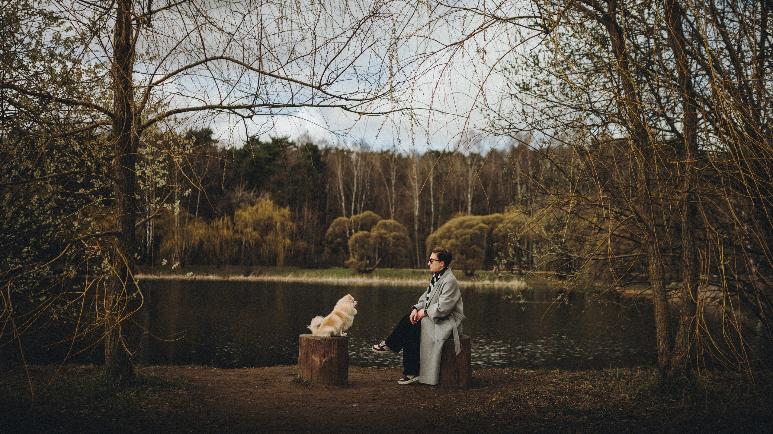 Ольга и Шанди. Семейный фотограф анималист Ананьева Мария — Москва