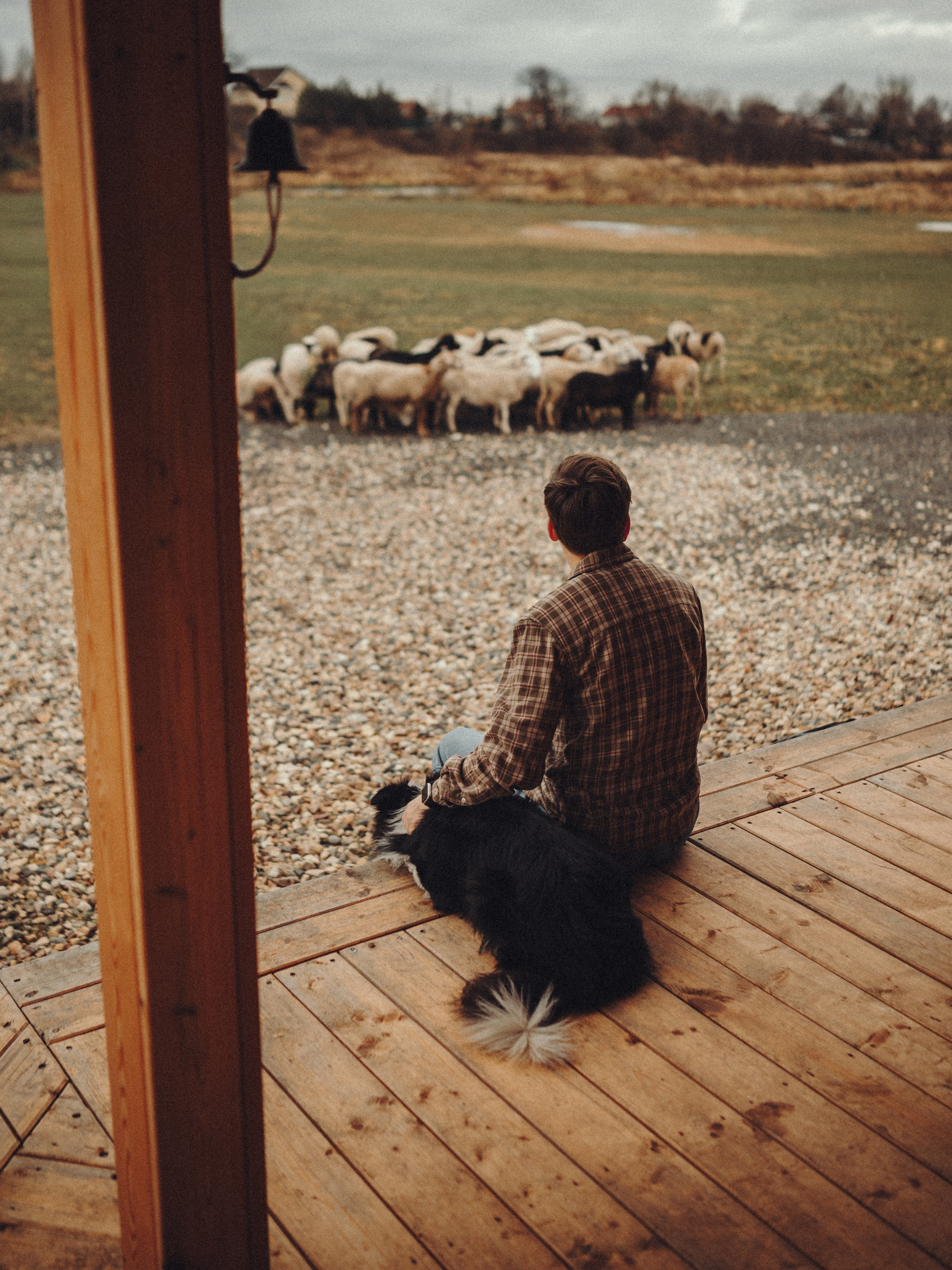 Настя и Рэги на ферме. Семейный фотограф анималист Ананьева Мария — Москва