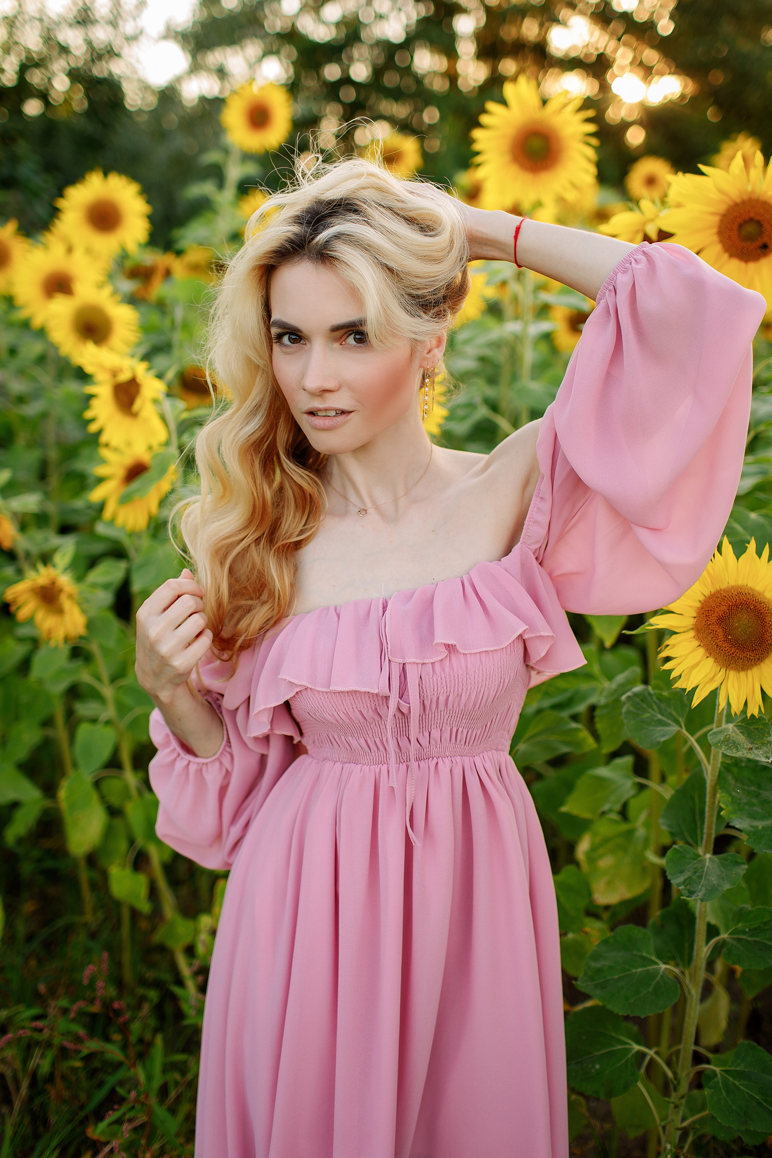 Съёмка в подсолнухах. Свадебный и семейный фотограф в Калининграде Макарова Татьяна