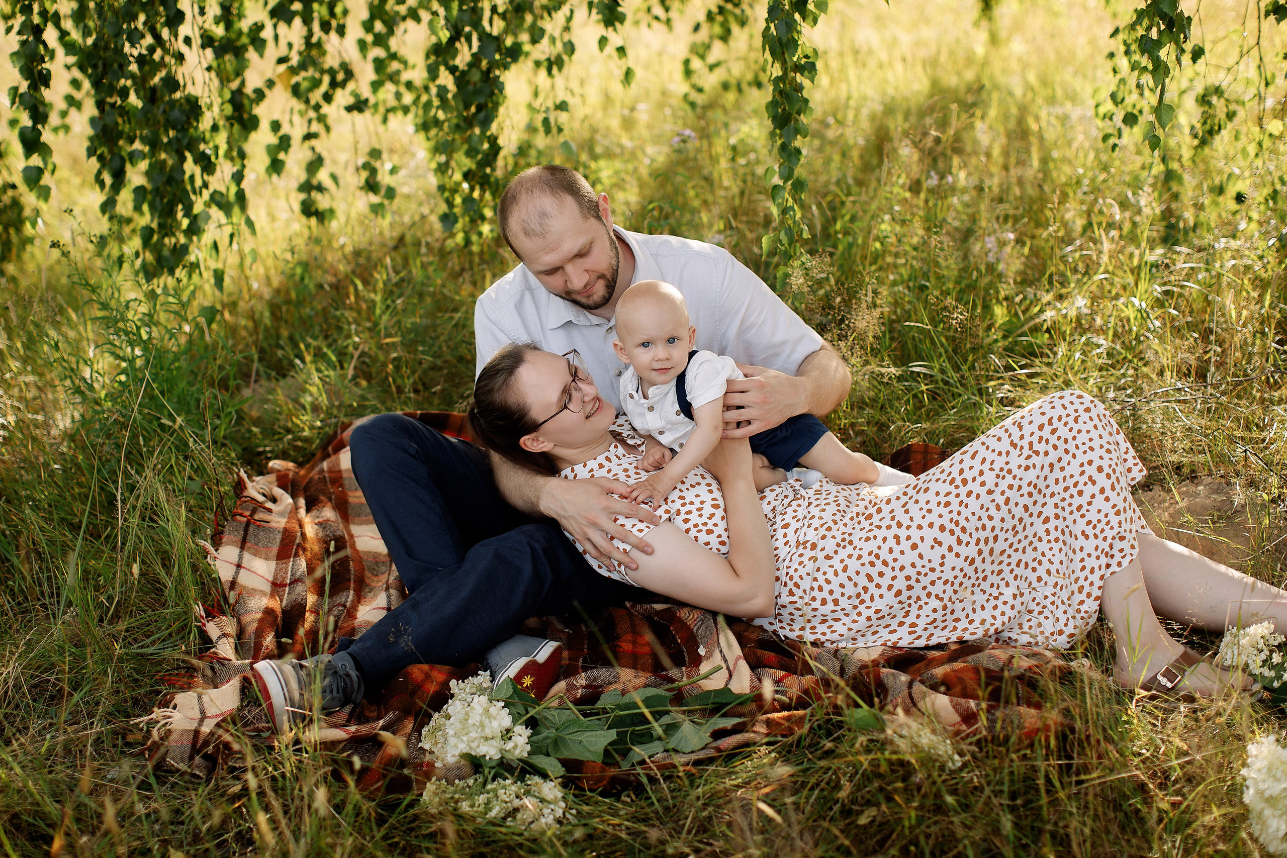 Семейная съёмка за городом. Свадебный и семейный фотограф в Калининграде Макарова Татьяна