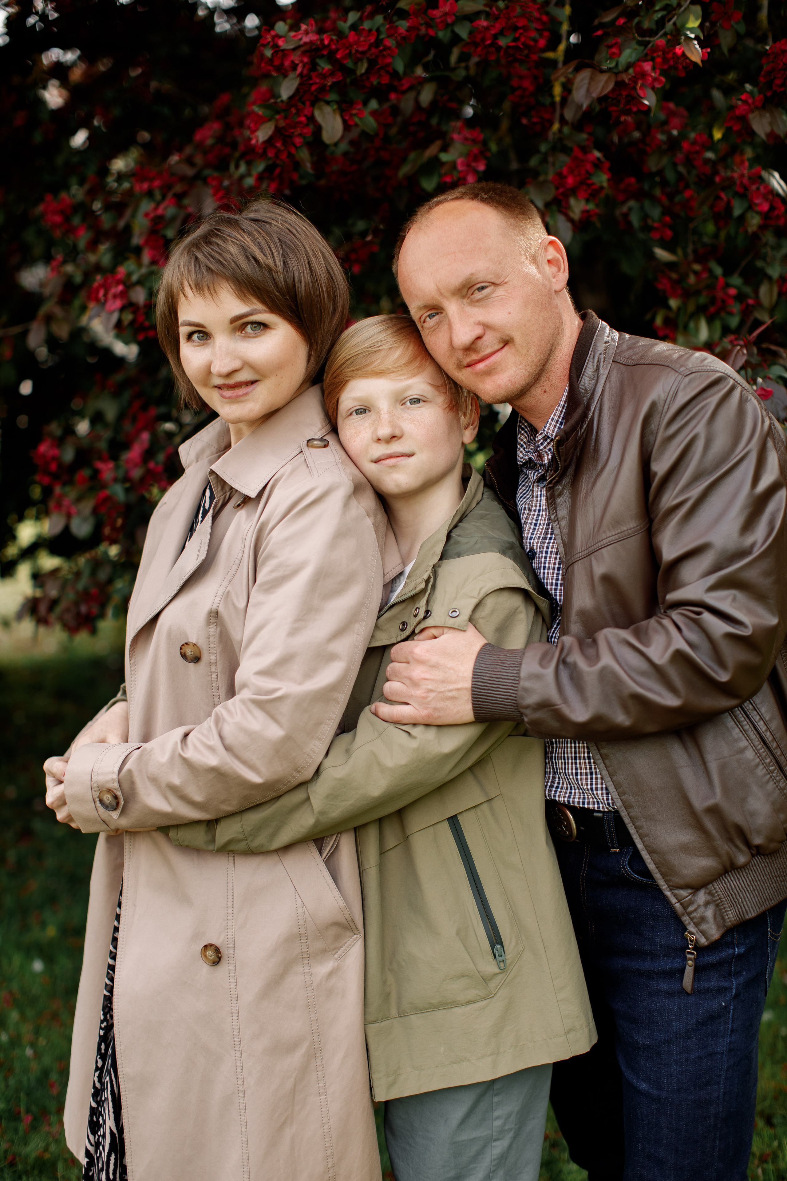 Семейная съёмка в цветении. Свадебный и семейный фотограф в Калининграде Макарова Татьяна