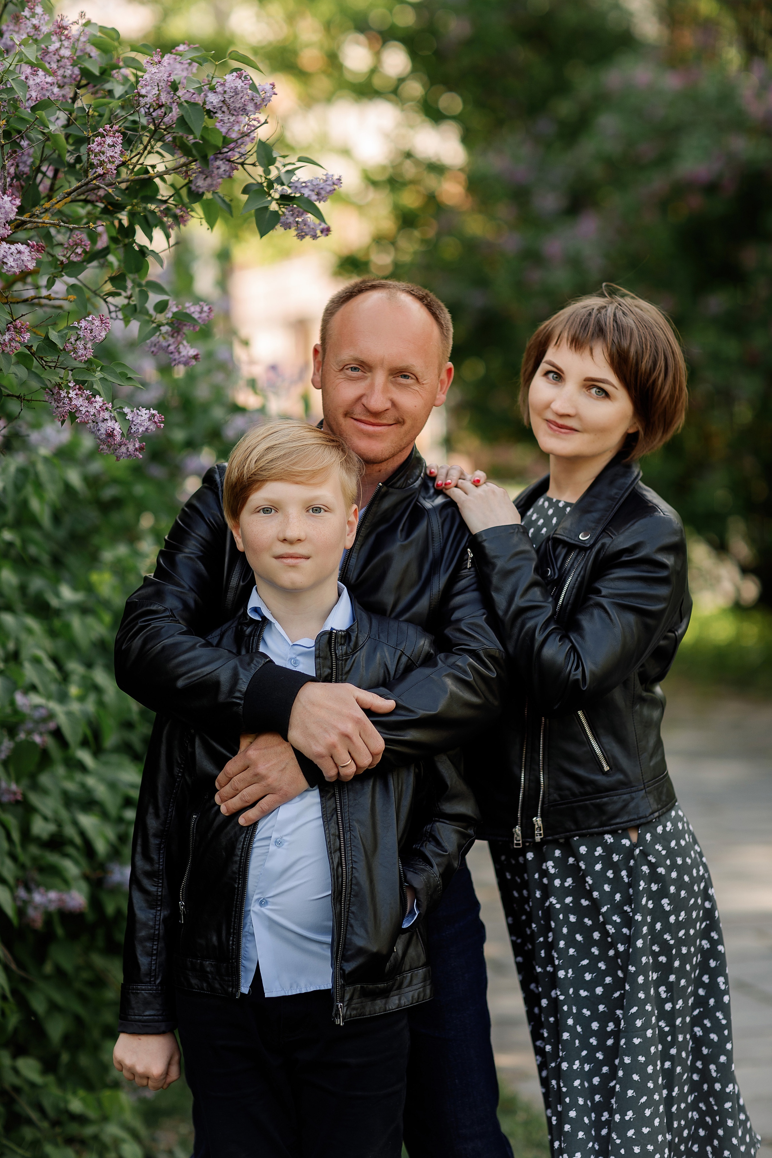 Семейная съёмка в цветении. Свадебный и семейный фотограф в Калининграде Макарова Татьяна