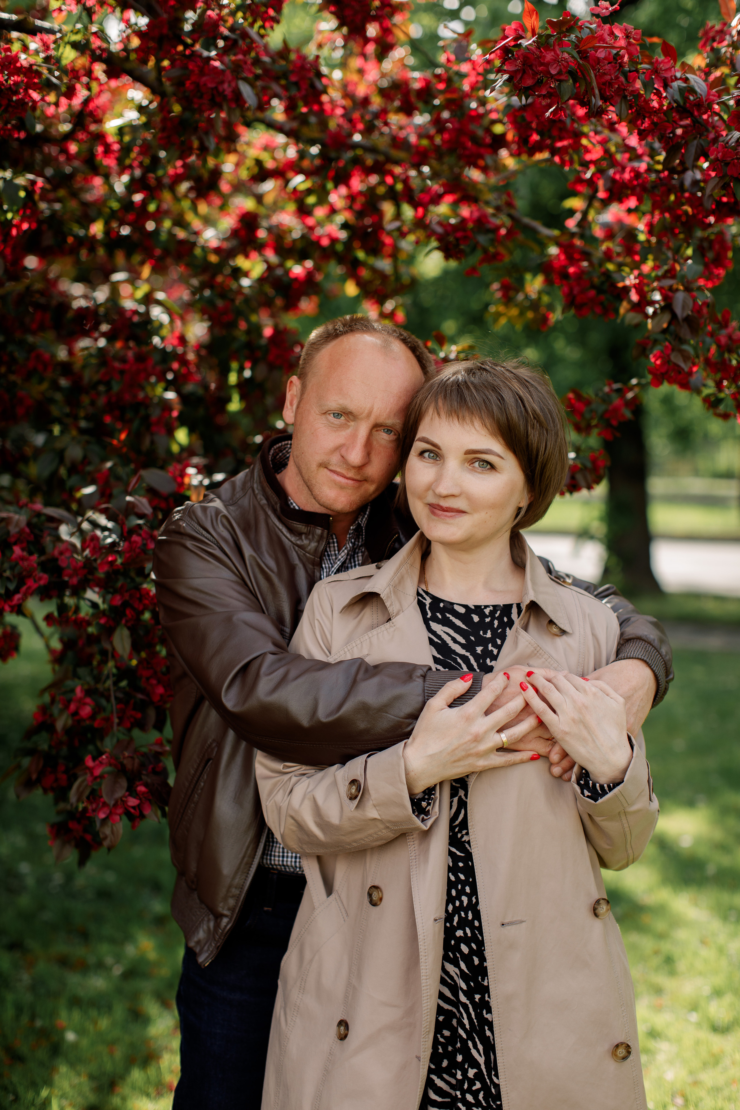 Семейная съёмка в цветении. Свадебный и семейный фотограф в Калининграде Макарова Татьяна