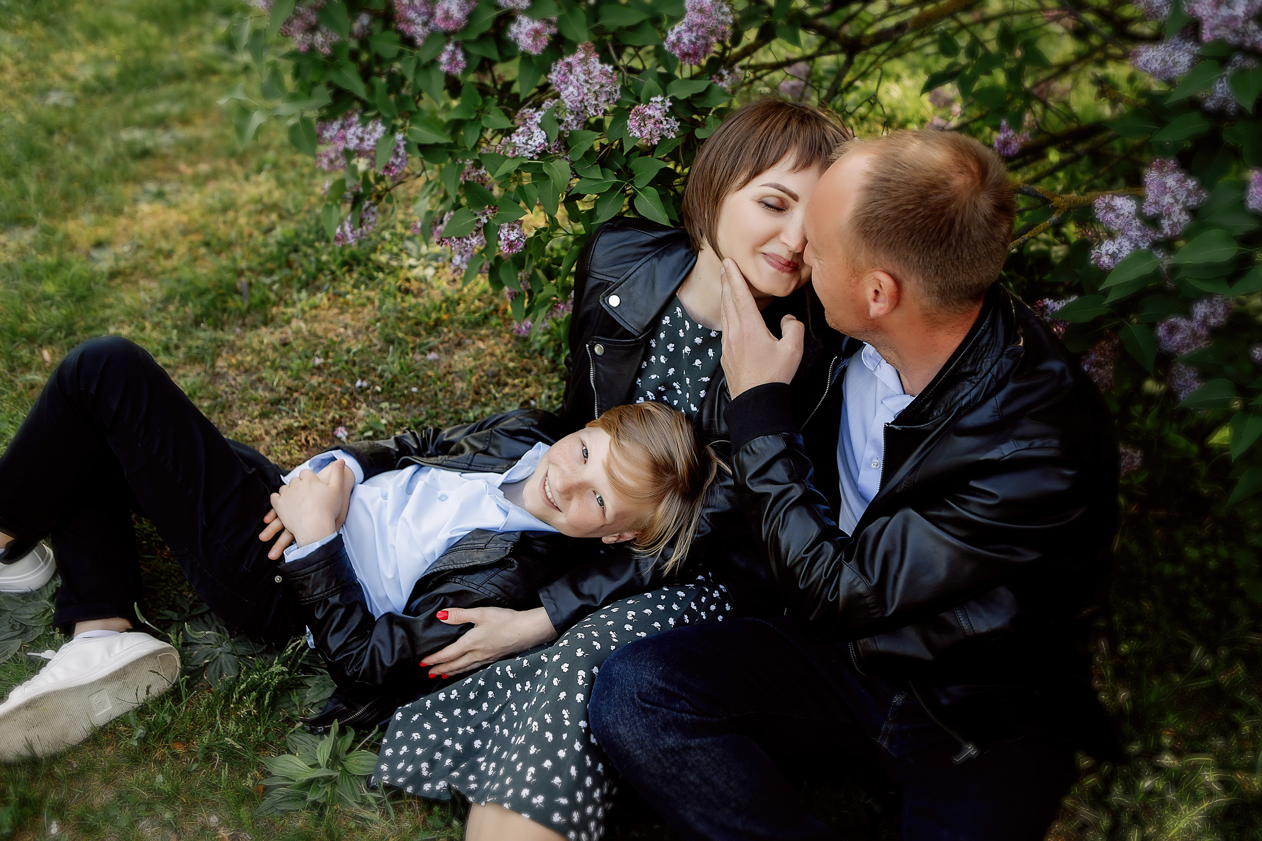 Семейная съёмка в цветении. Свадебный и семейный фотограф в Калининграде Макарова Татьяна