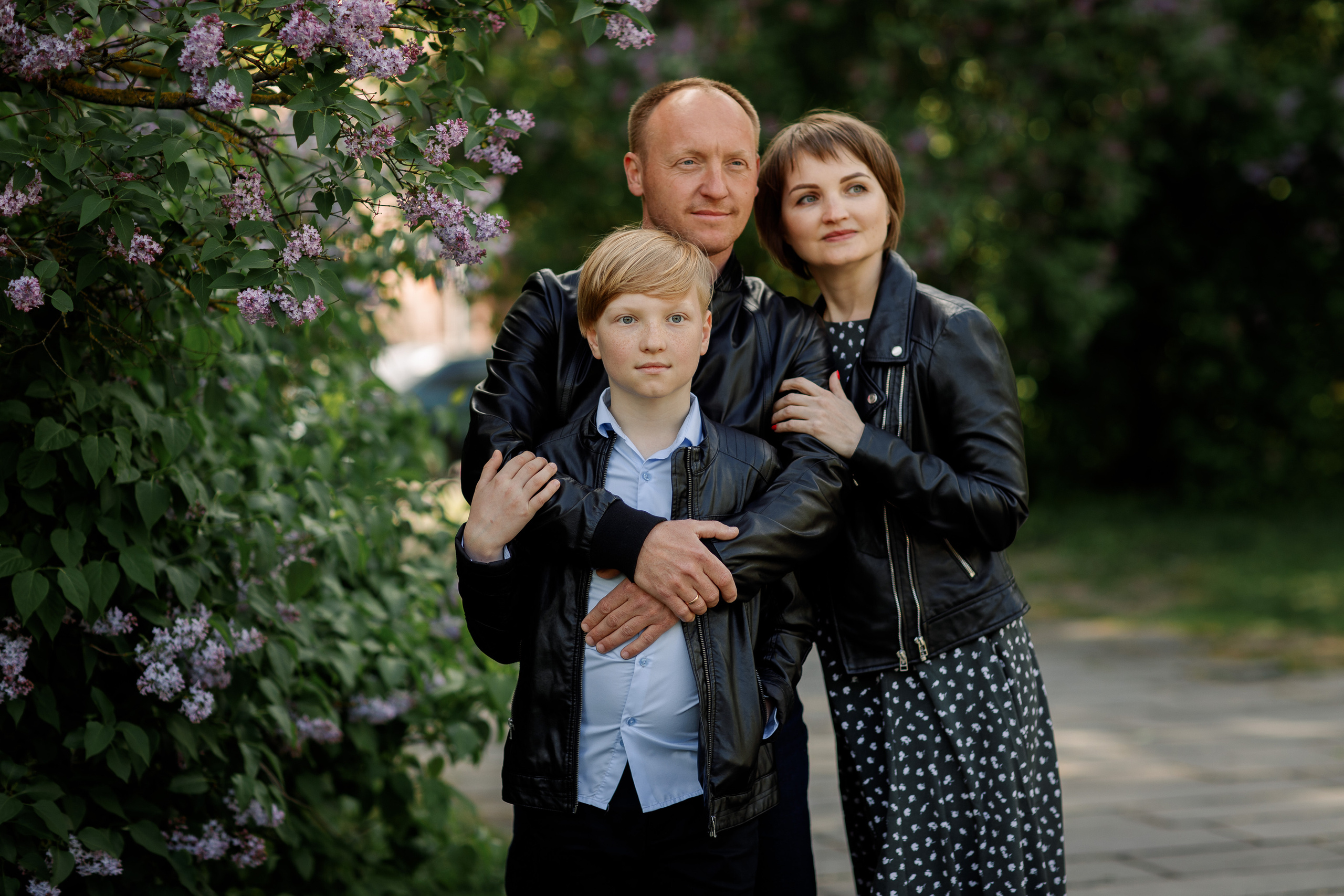 Семейная съёмка в цветении. Свадебный и семейный фотограф в Калининграде Макарова Татьяна