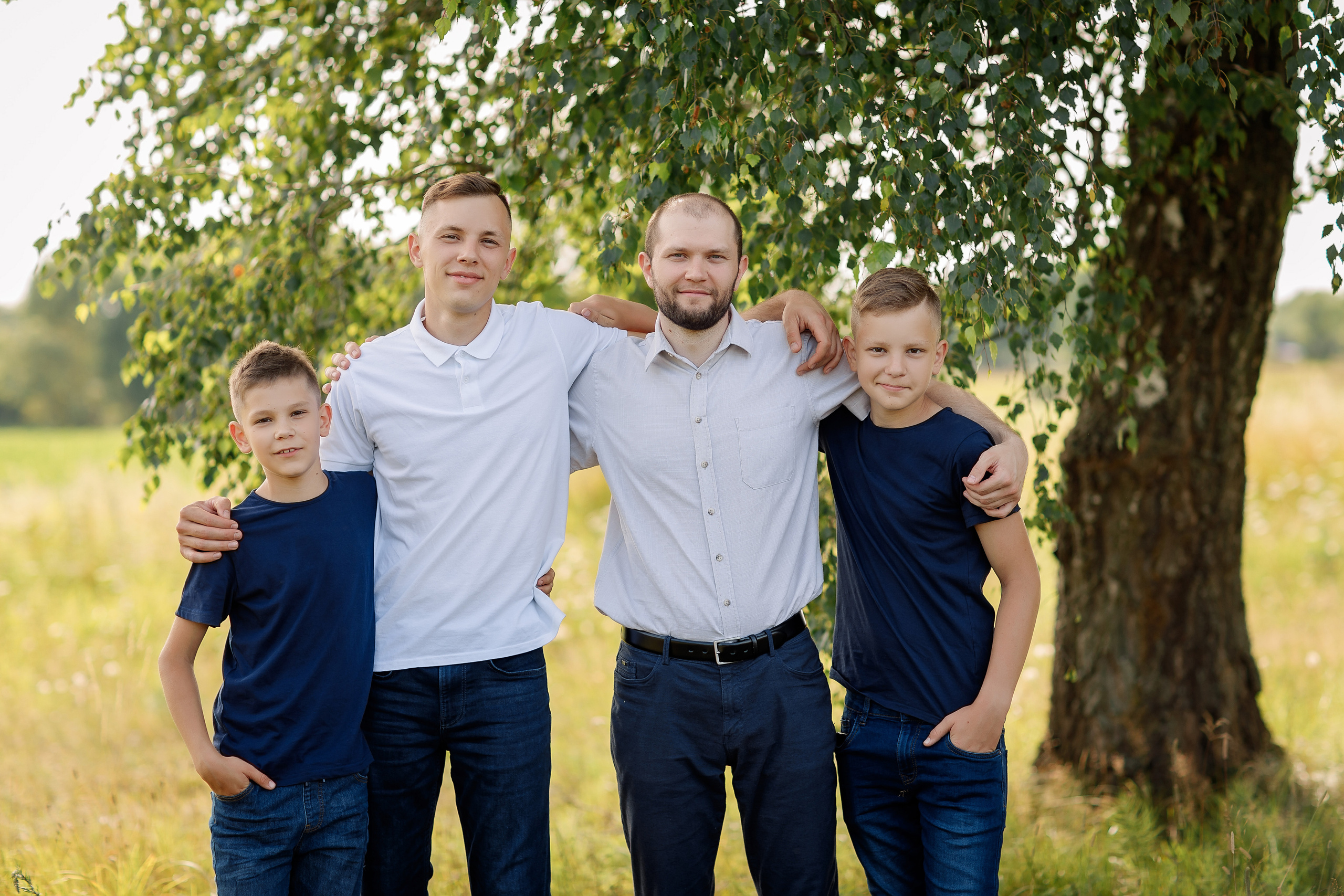 Семейная съёмка за городом. Свадебный и семейный фотограф в Калининграде Макарова Татьяна