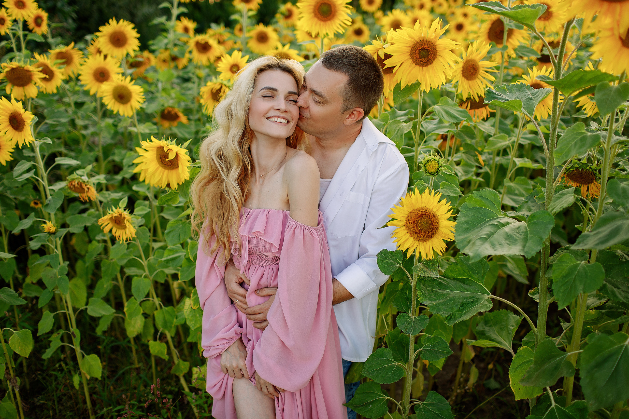 Съёмка в подсолнухах. Свадебный и семейный фотограф в Калининграде Макарова Татьяна