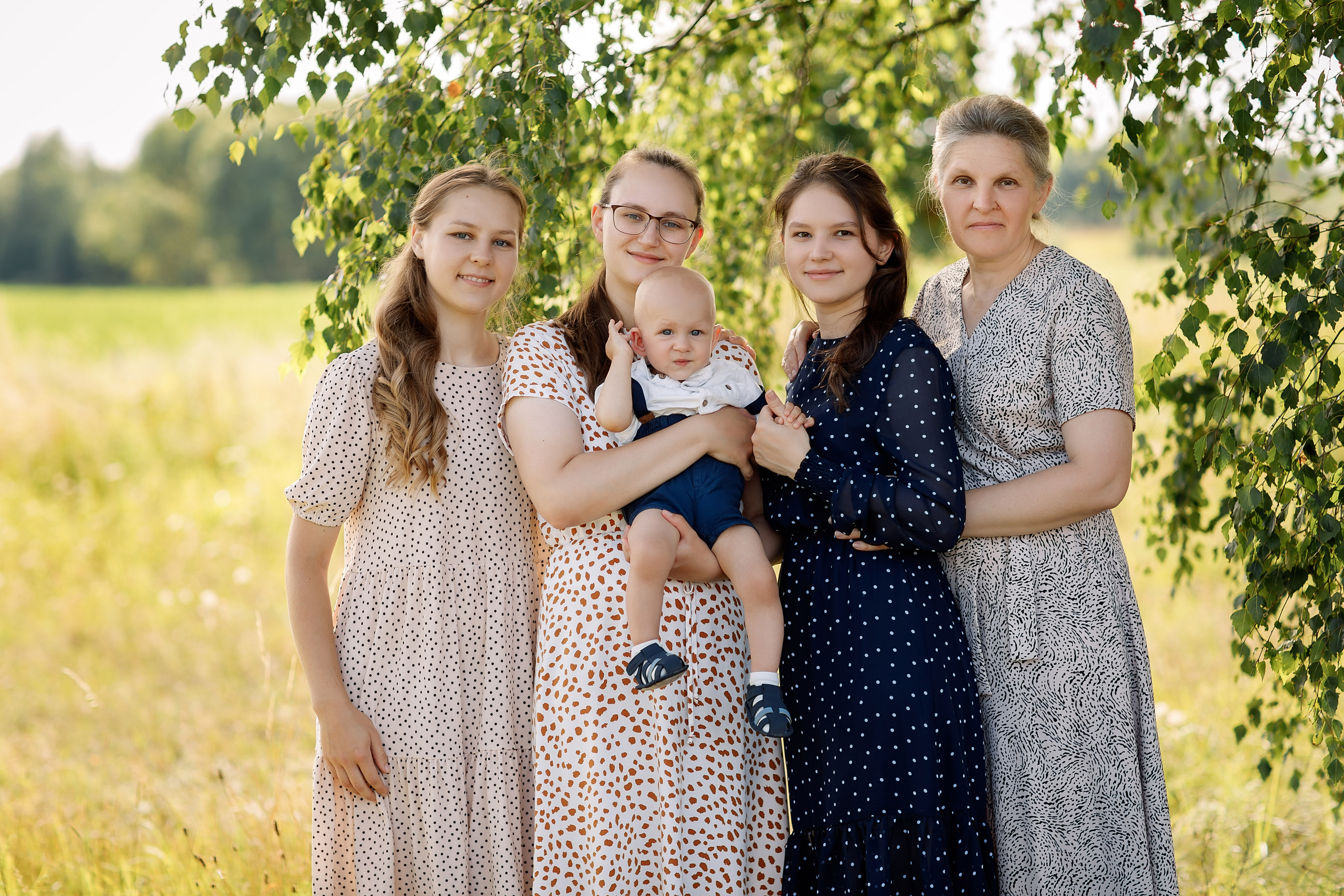Семейная съёмка за городом. Свадебный и семейный фотограф в Калининграде Макарова Татьяна