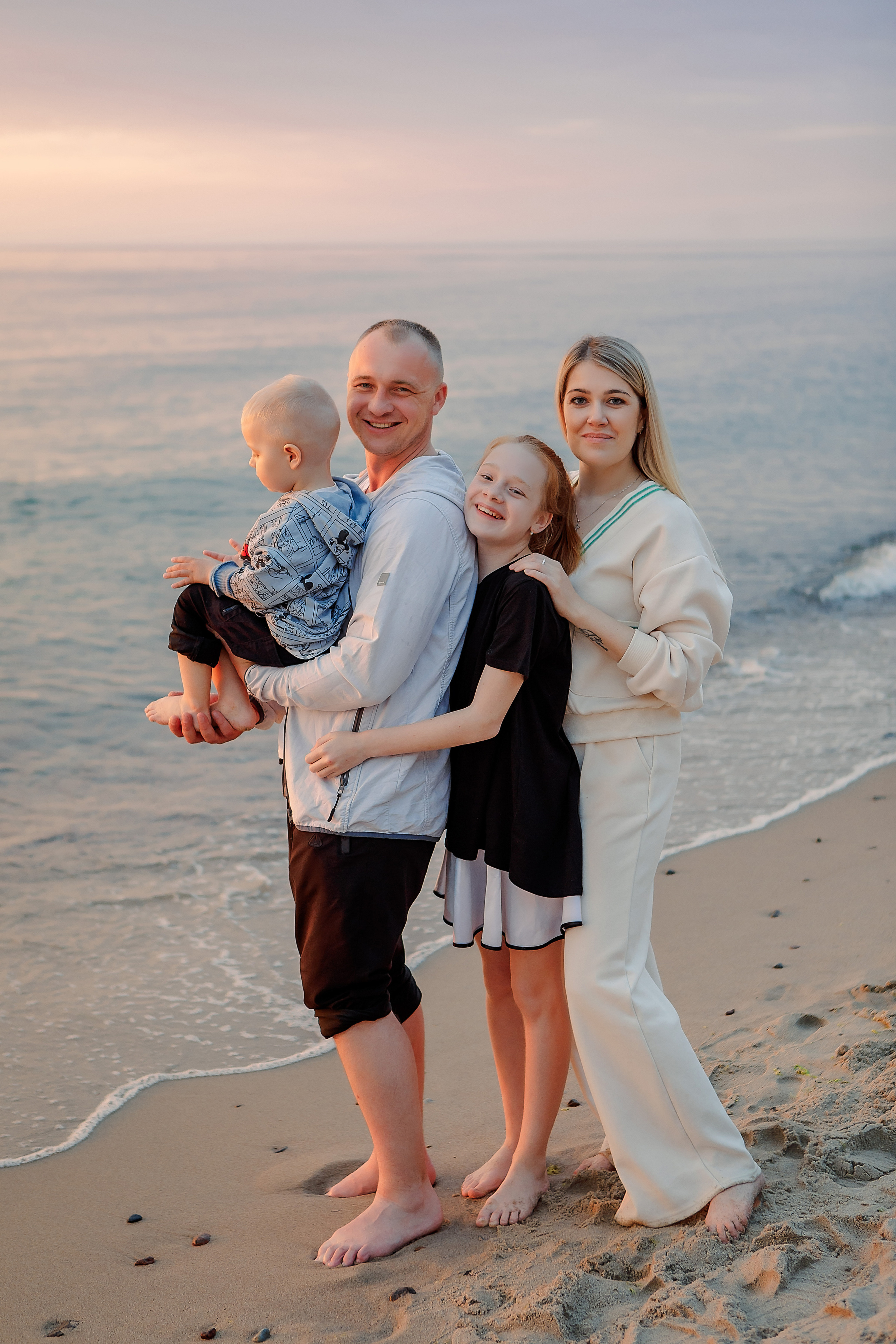 Морская семейная съёмка. Свадебный и семейный фотограф в Калининграде Макарова Татьяна