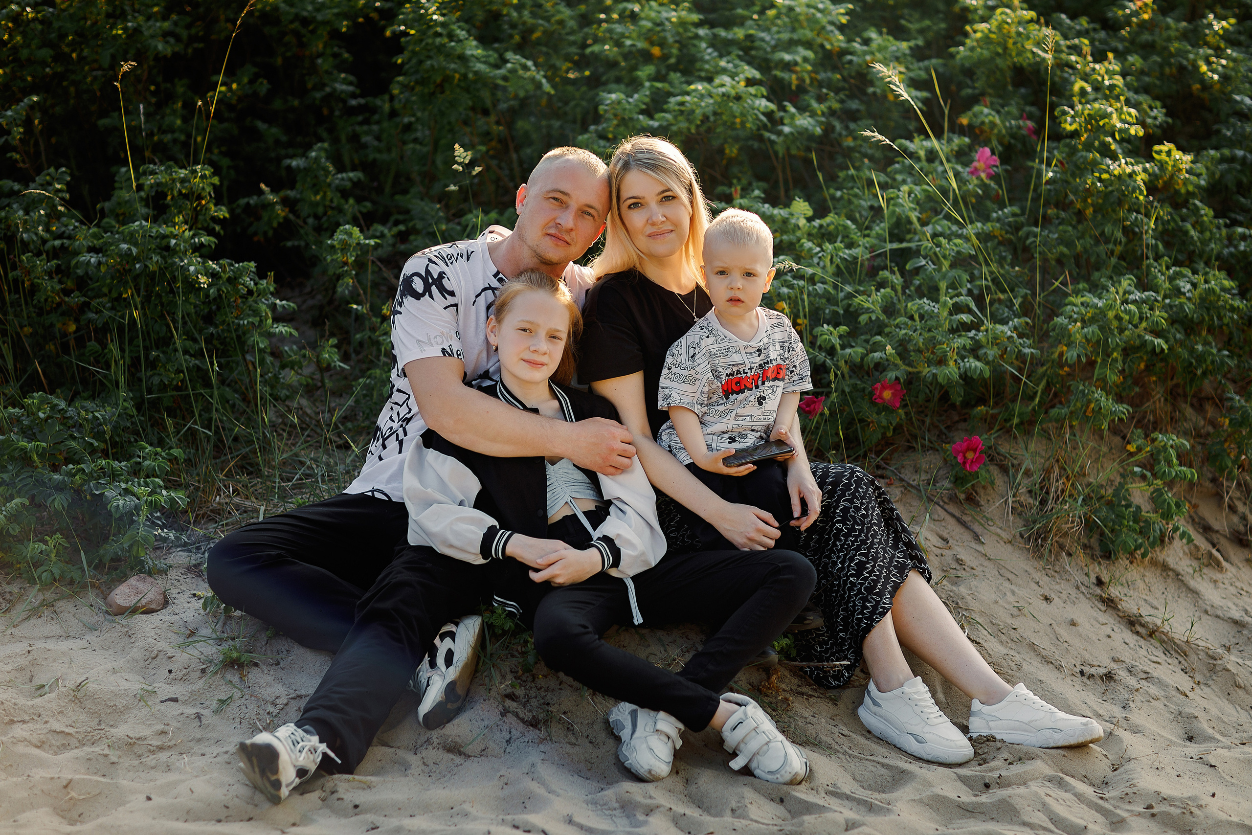 Морская семейная съёмка. Свадебный и семейный фотограф в Калининграде Макарова Татьяна