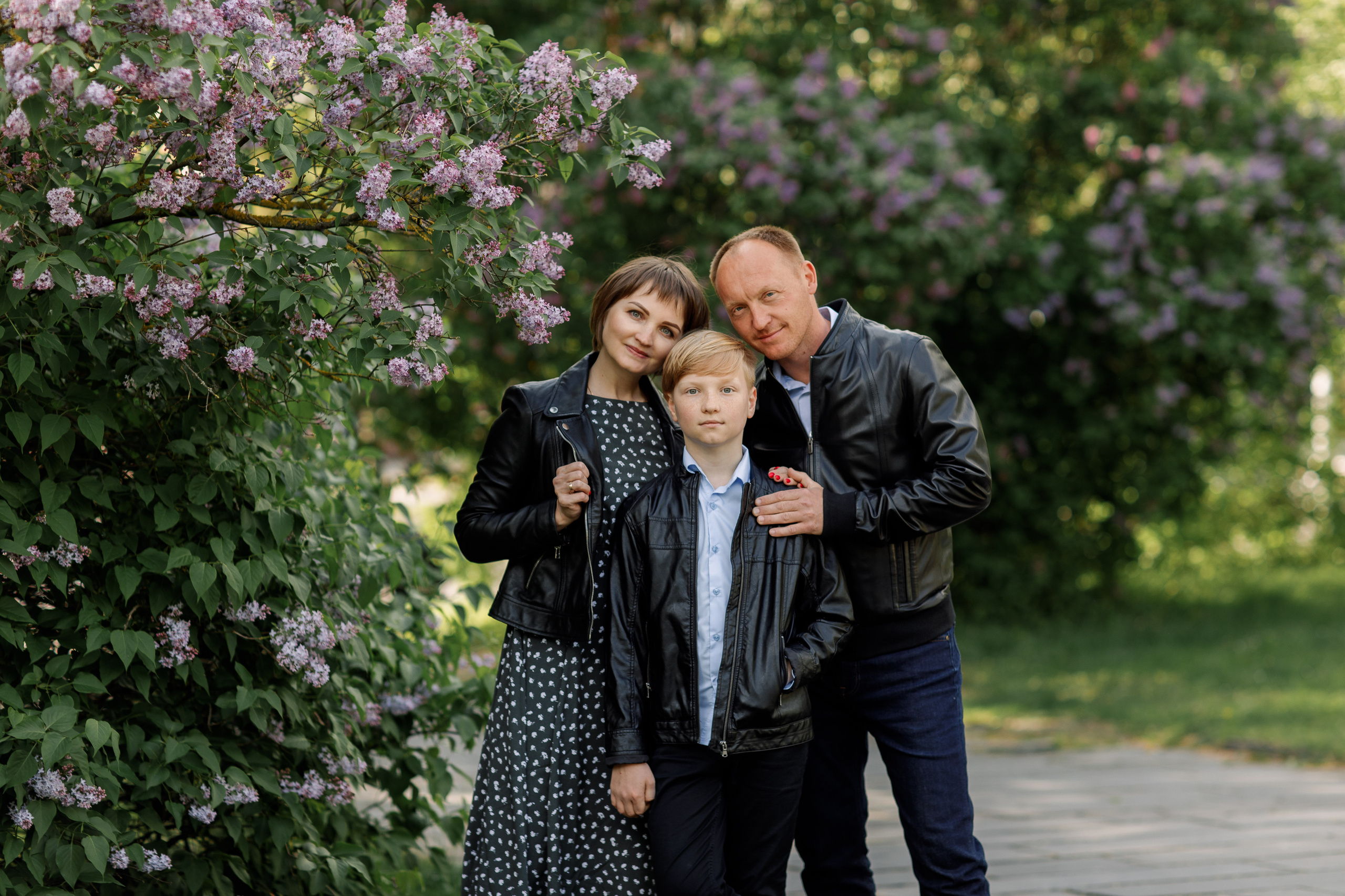 Семейная съёмка в цветении. Свадебный и семейный фотограф в Калининграде Макарова Татьяна