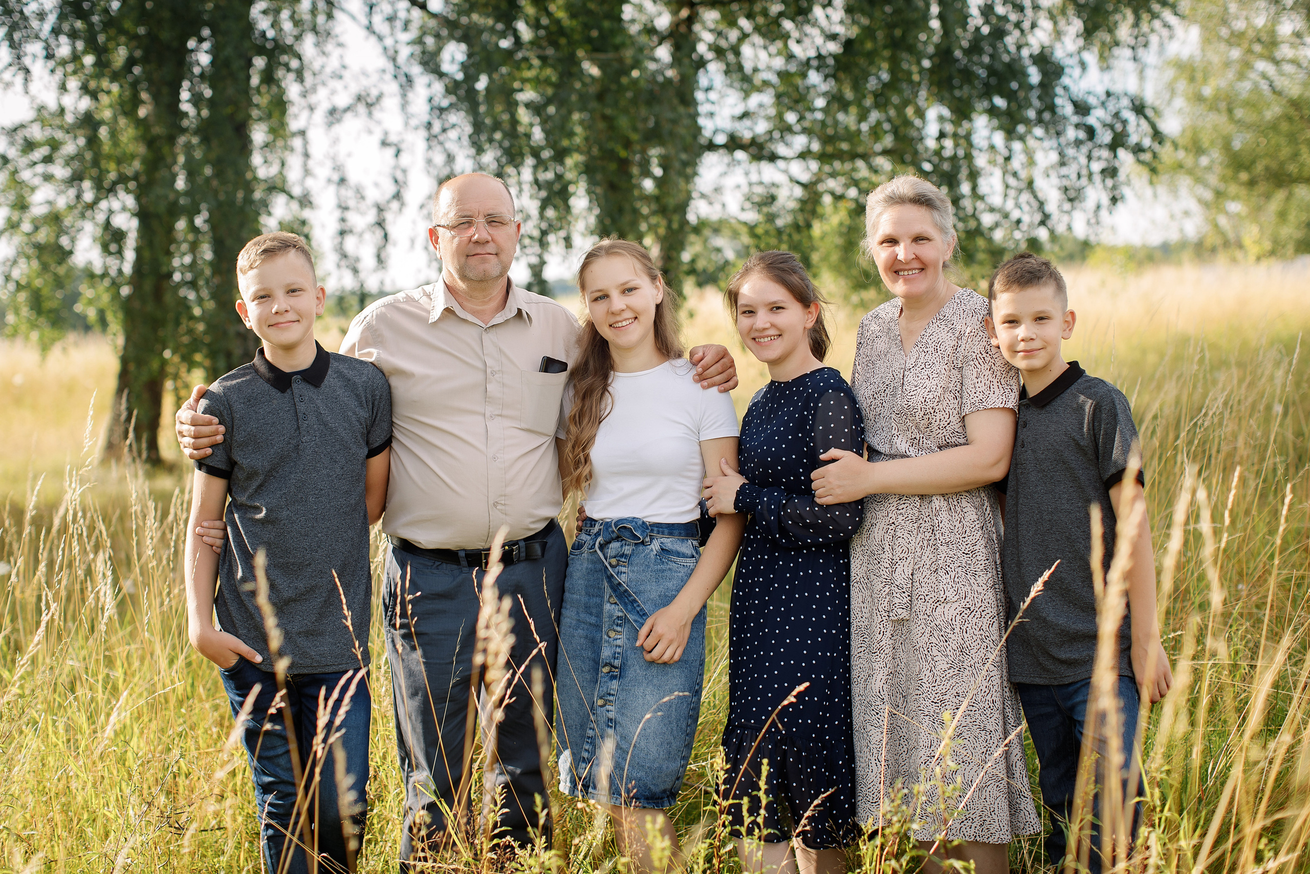 Семейная съёмка за городом. Свадебный и семейный фотограф в Калининграде Макарова Татьяна