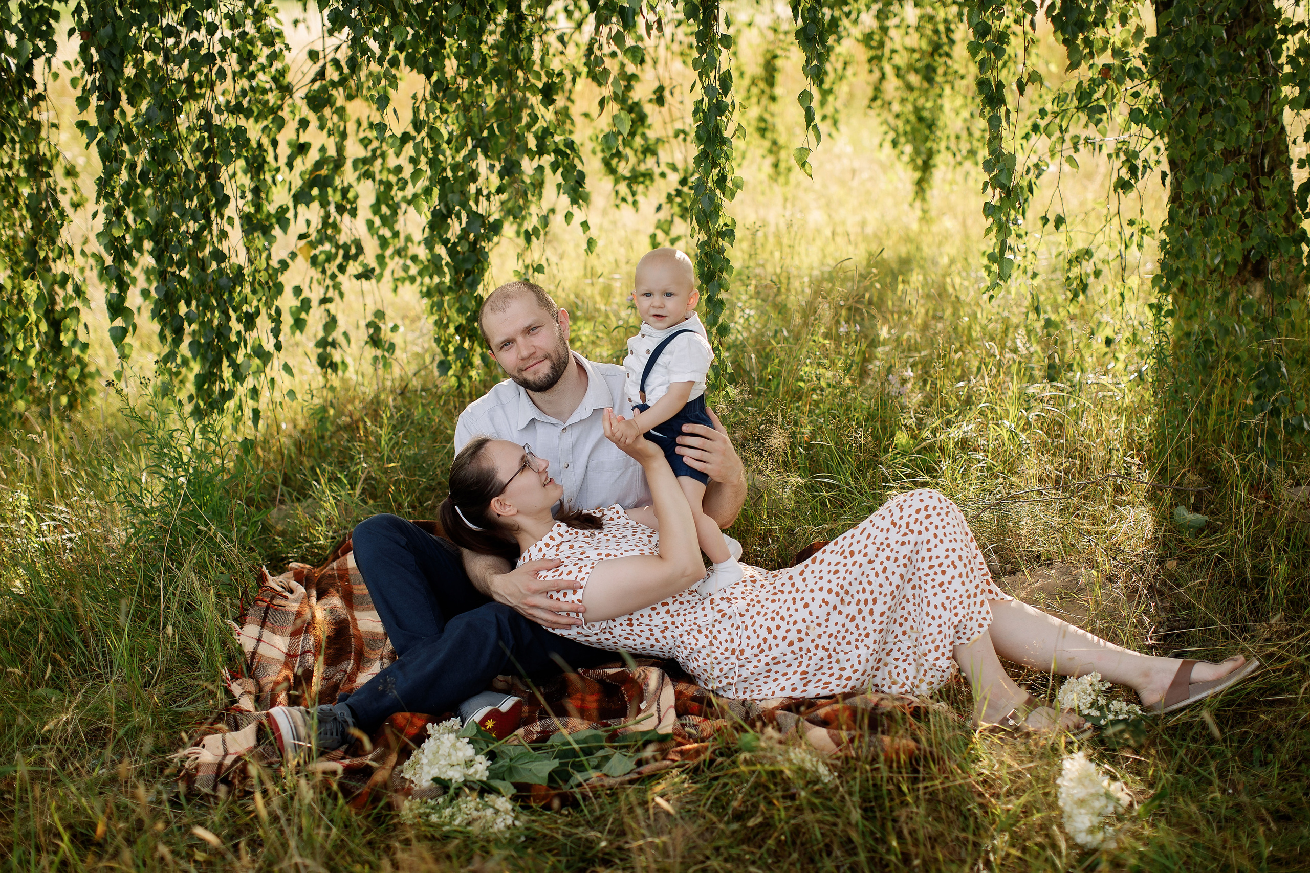 Семейная съёмка за городом. Свадебный и семейный фотограф в Калининграде Макарова Татьяна