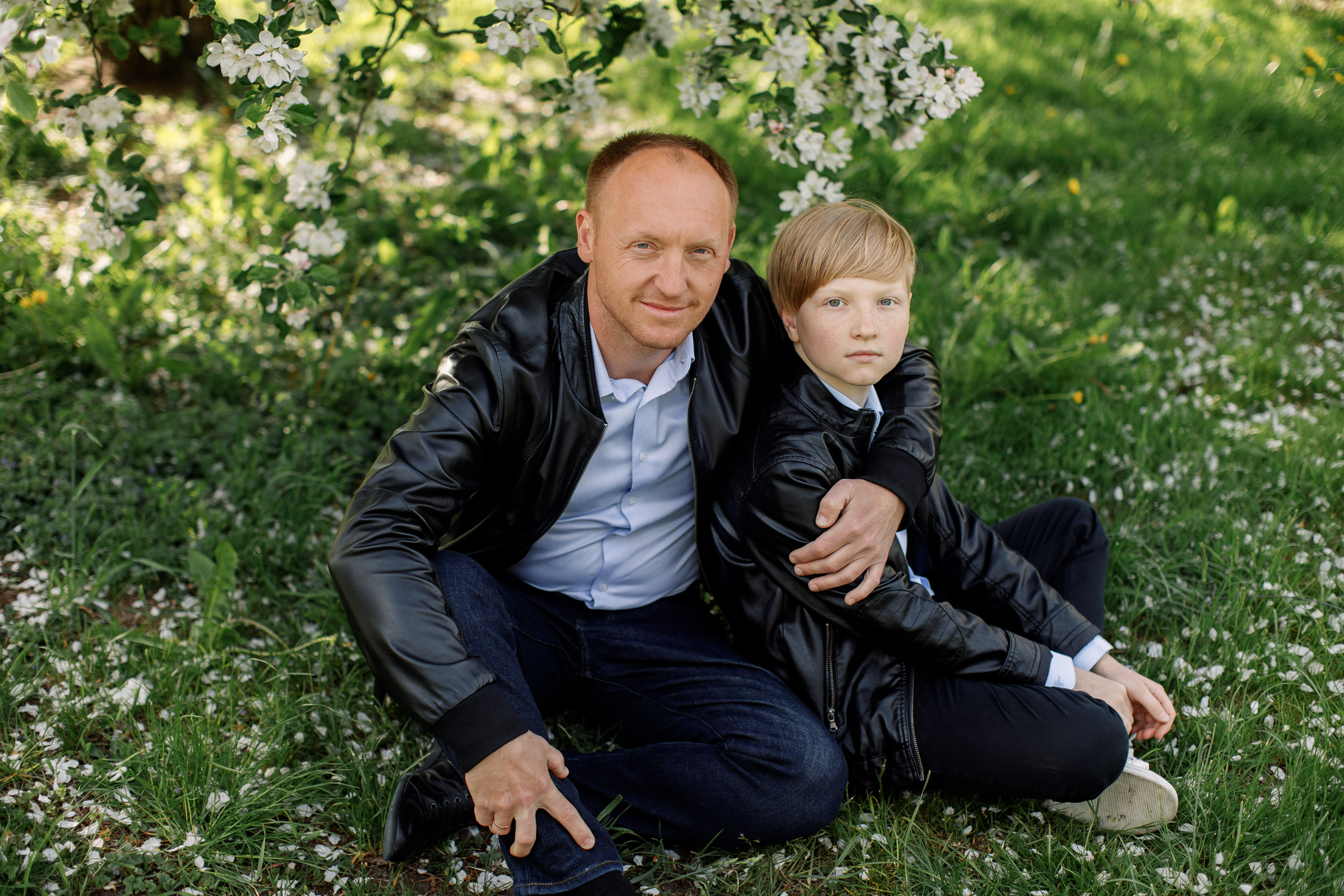 Семейная съёмка в цветении. Свадебный и семейный фотограф в Калининграде Макарова Татьяна