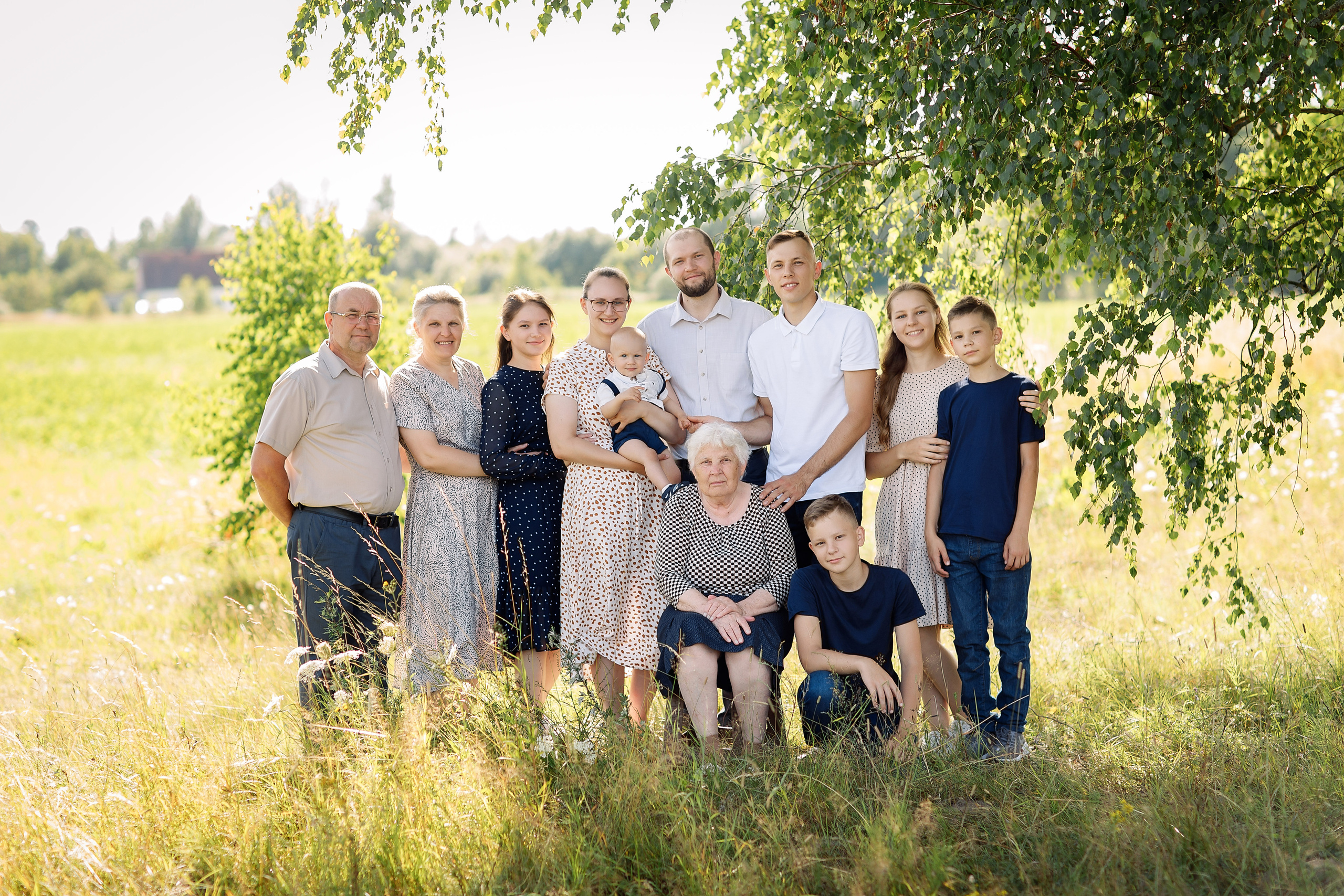 Семейная съёмка за городом. Свадебный и семейный фотограф в Калининграде Макарова Татьяна