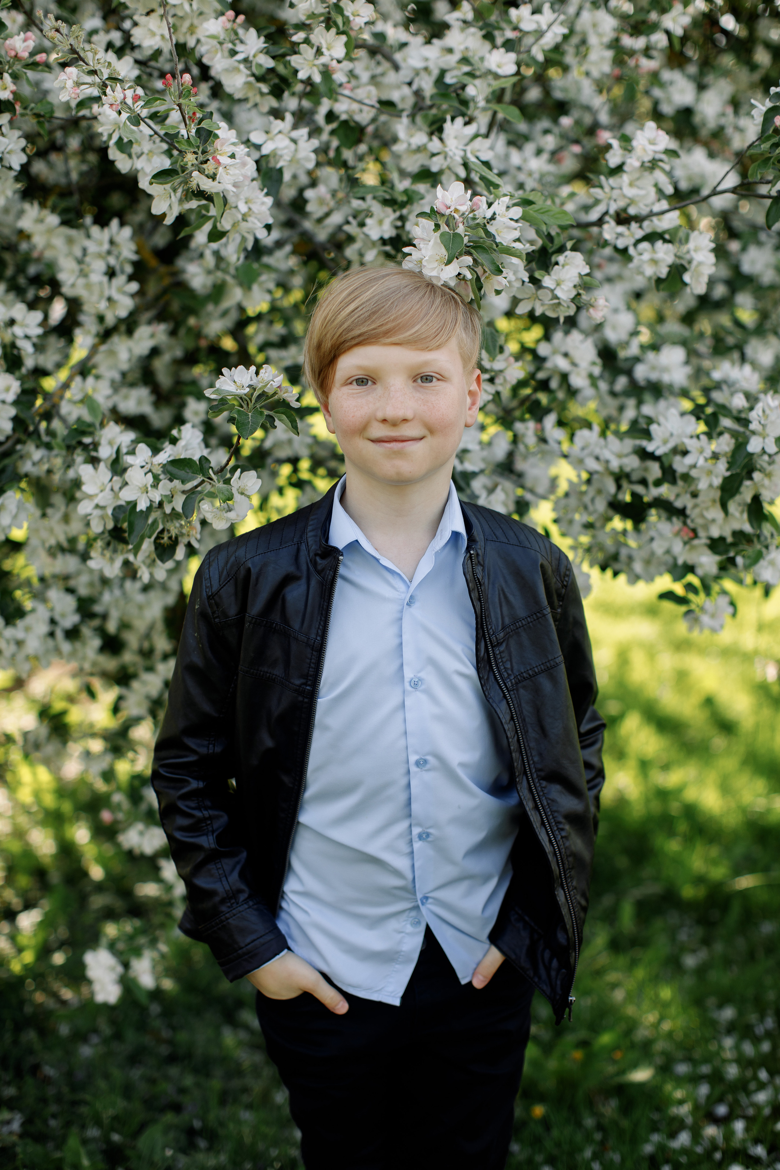 Семейная съёмка в цветении. Свадебный и семейный фотограф в Калининграде Макарова Татьяна