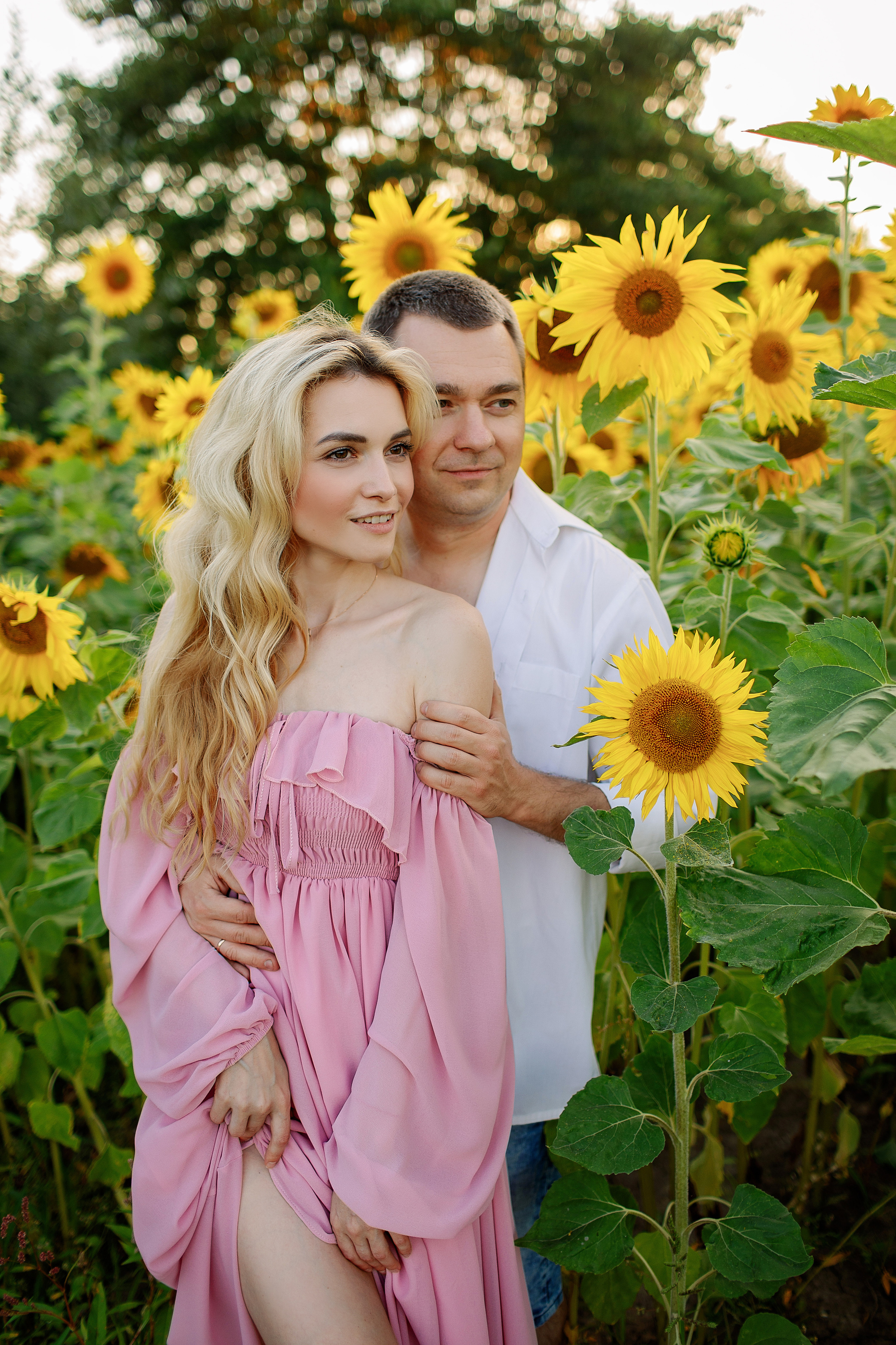 Съёмка в подсолнухах. Свадебный и семейный фотограф в Калининграде Макарова Татьяна