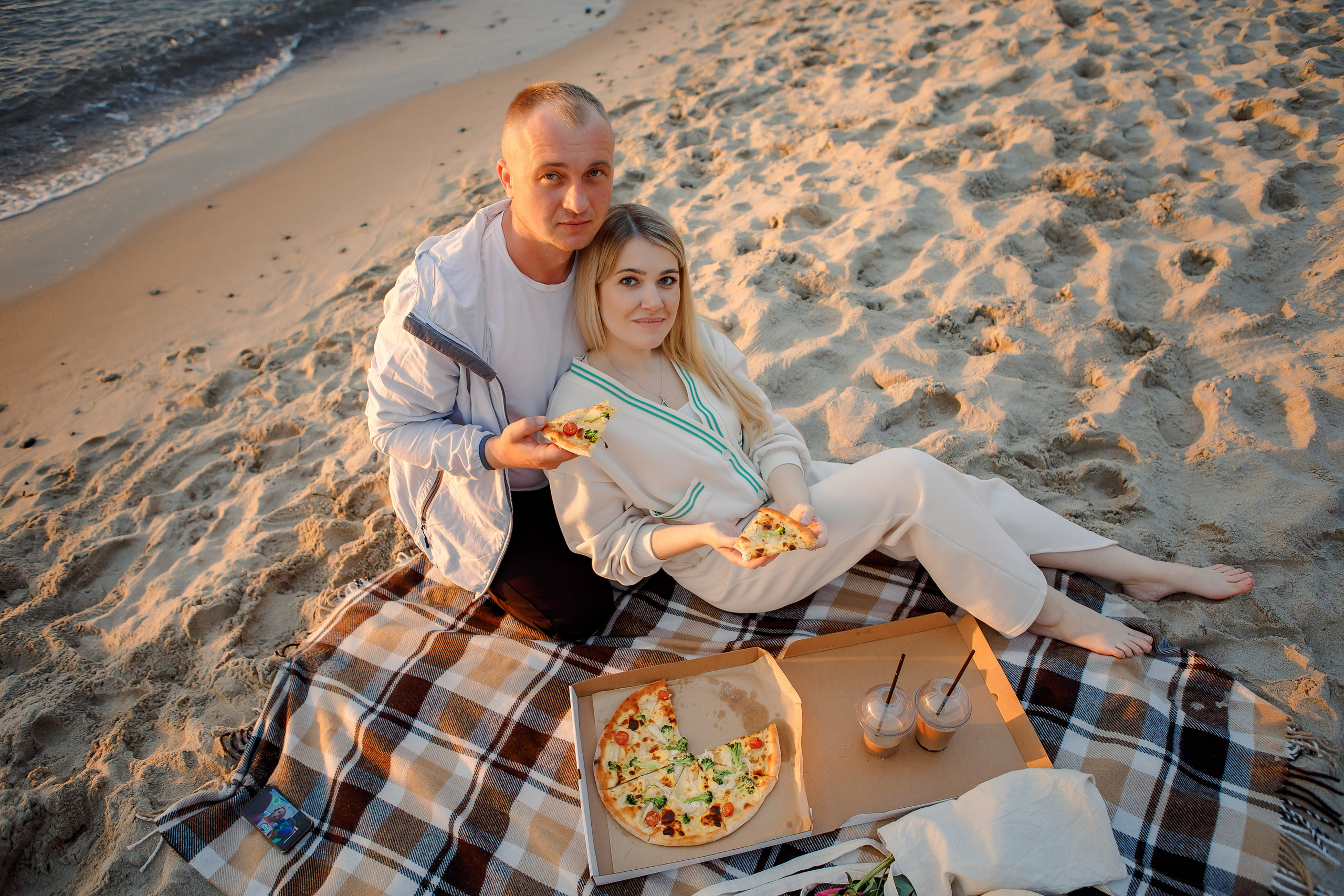 Морская семейная съёмка. Свадебный и семейный фотограф в Калининграде Макарова Татьяна