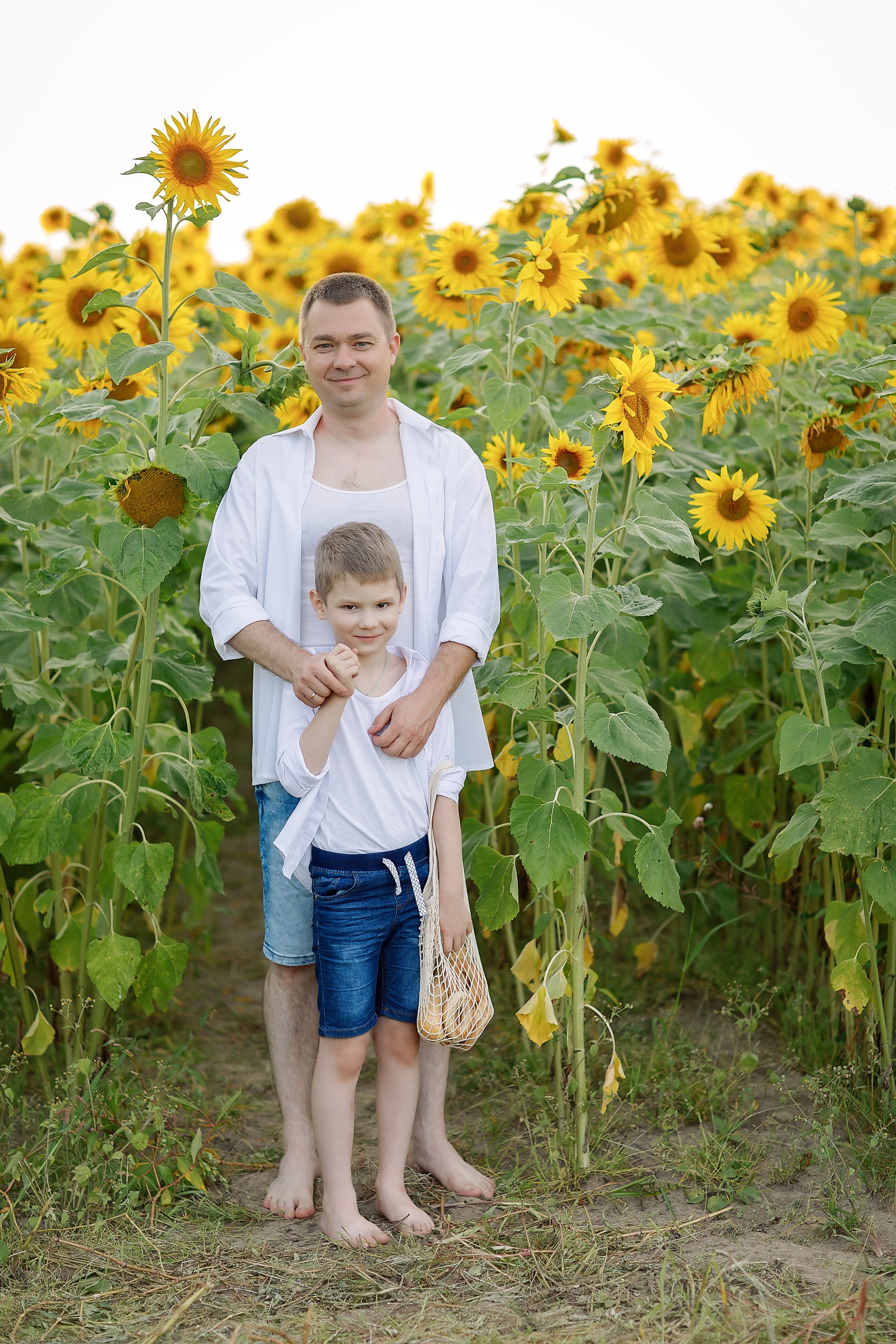 Съёмка в подсолнухах. Свадебный и семейный фотограф в Калининграде Макарова Татьяна