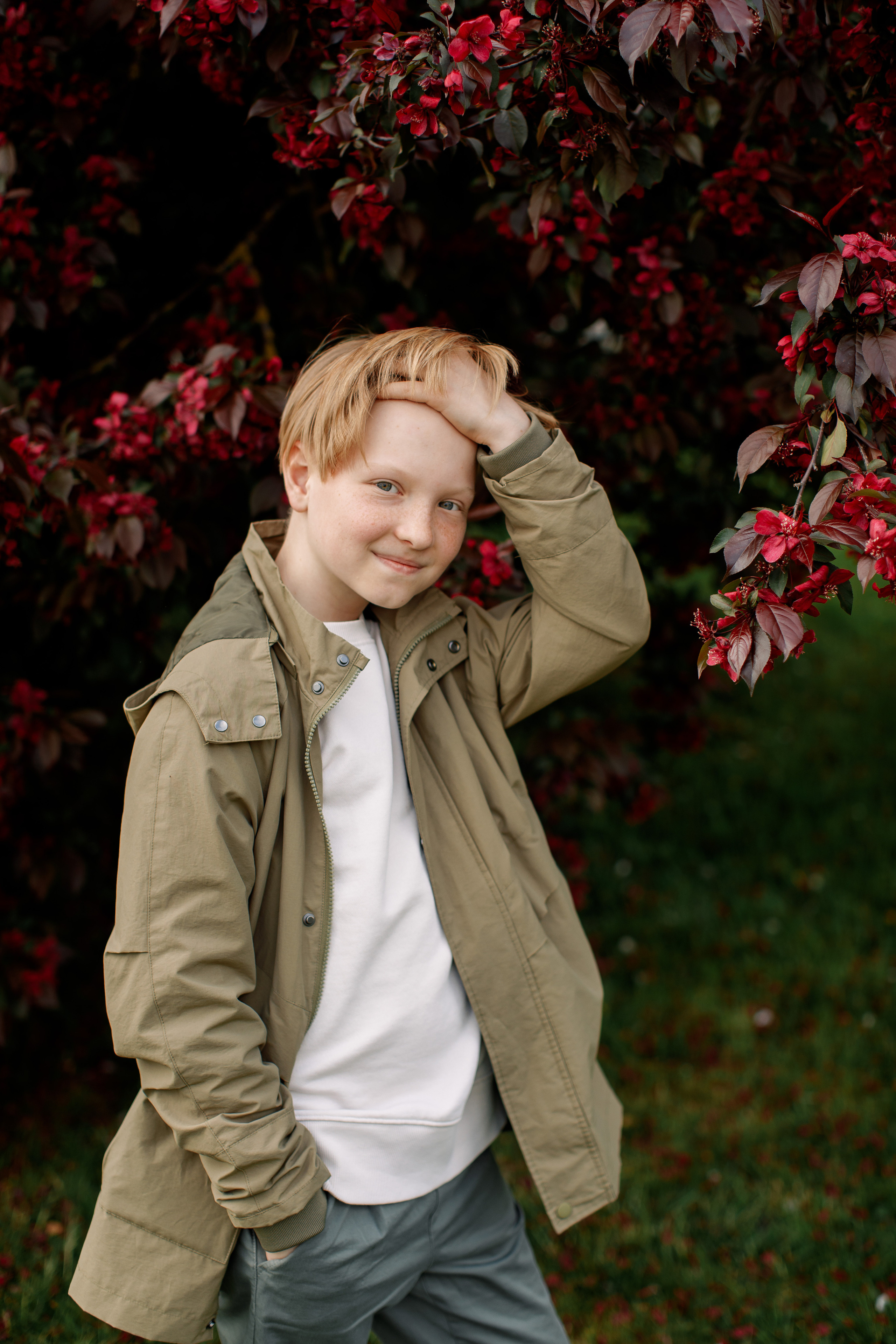 Семейная съёмка в цветении. Свадебный и семейный фотограф в Калининграде Макарова Татьяна