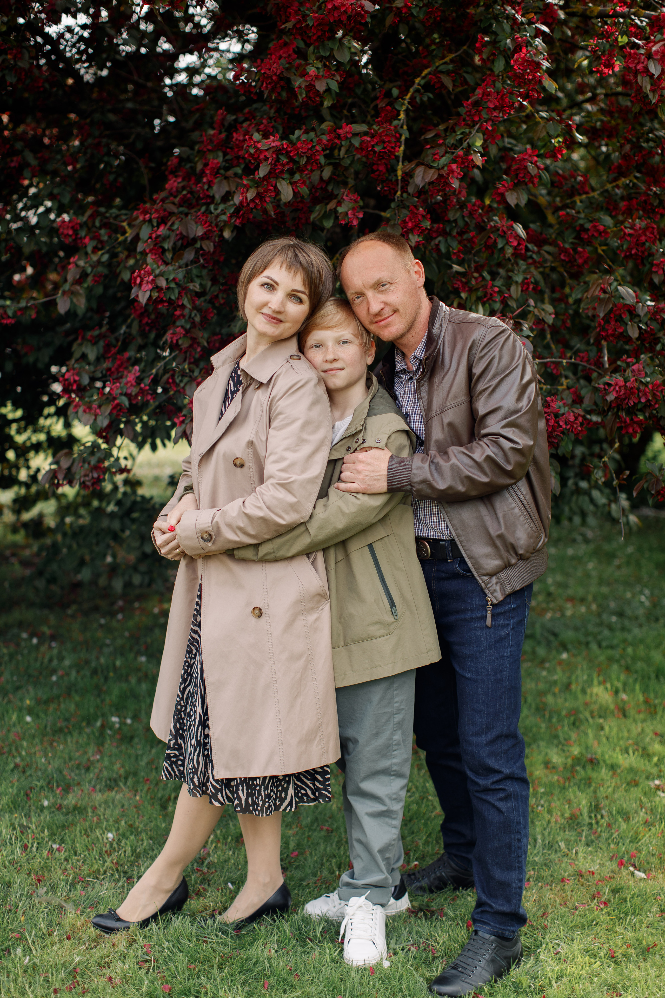 Семейная съёмка в цветении. Свадебный и семейный фотограф в Калининграде Макарова Татьяна