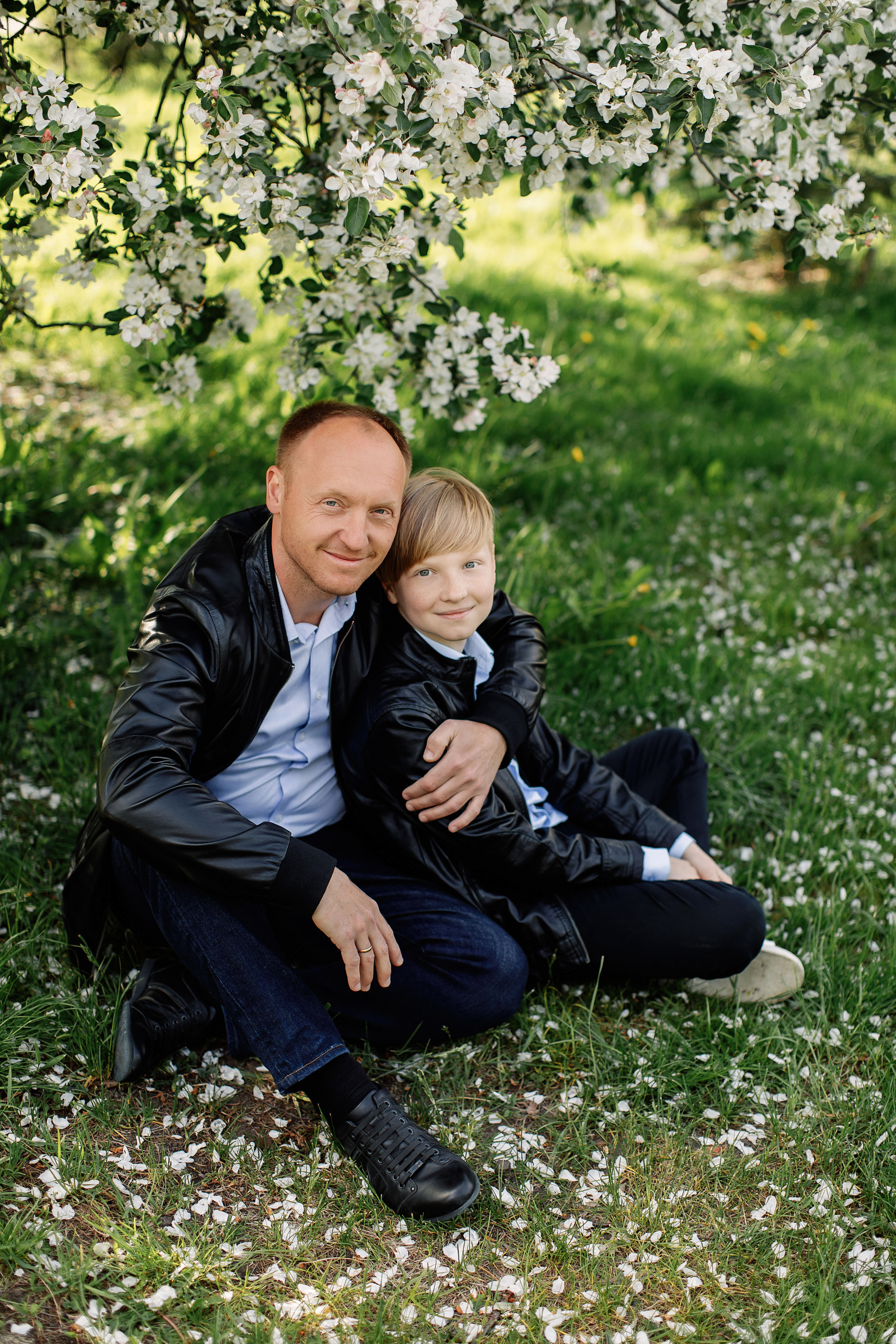 Семейная съёмка в цветении. Свадебный и семейный фотограф в Калининграде Макарова Татьяна