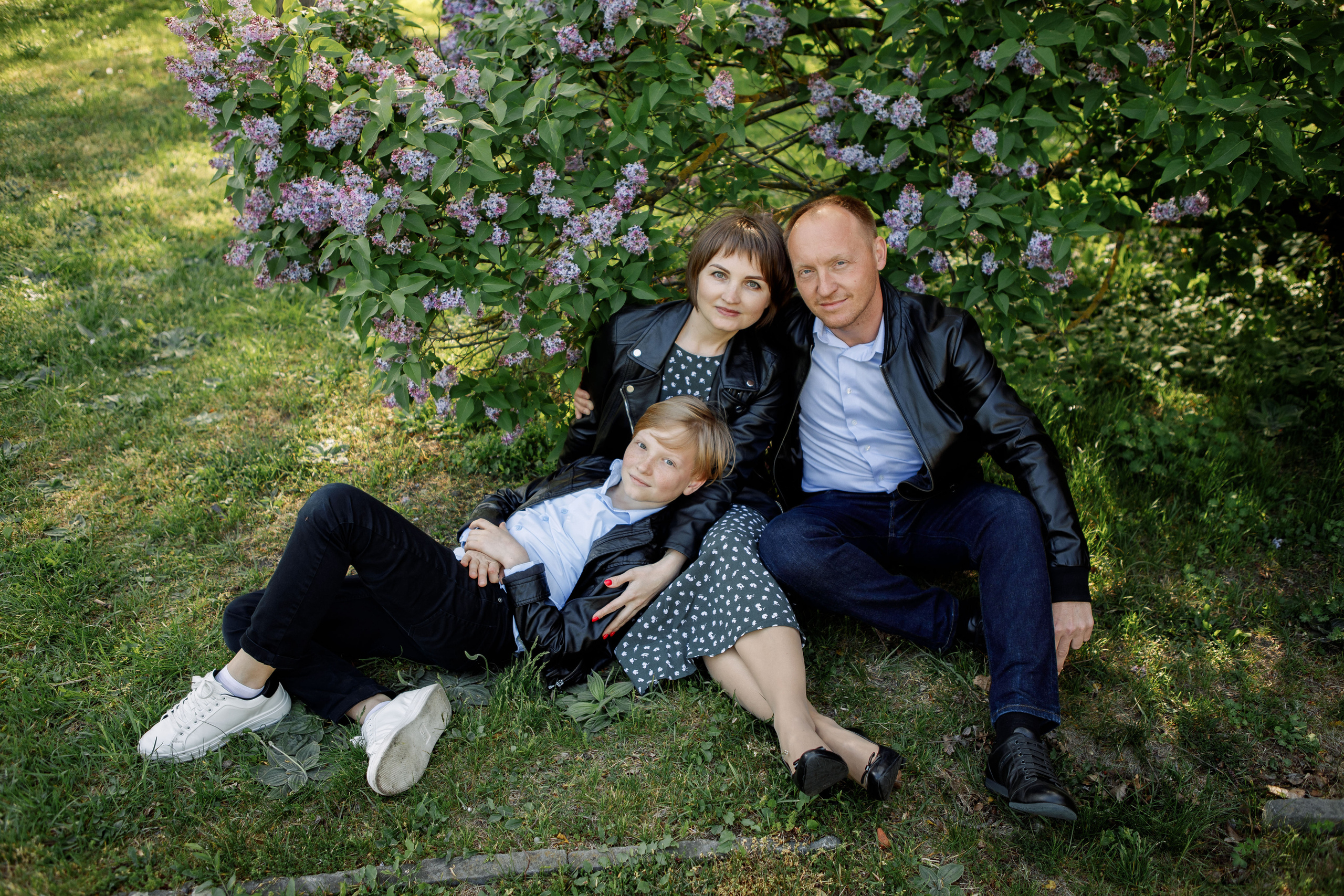 Семейная съёмка в цветении. Свадебный и семейный фотограф в Калининграде Макарова Татьяна