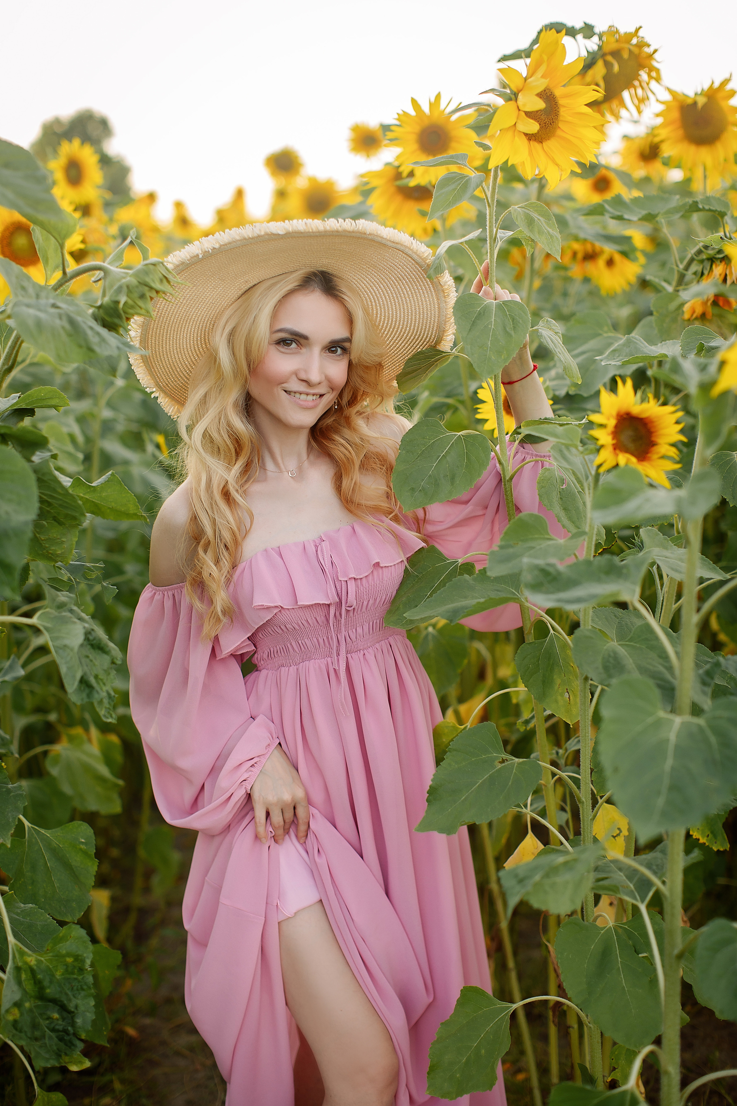 Съёмка в подсолнухах. Свадебный и семейный фотограф в Калининграде Макарова Татьяна