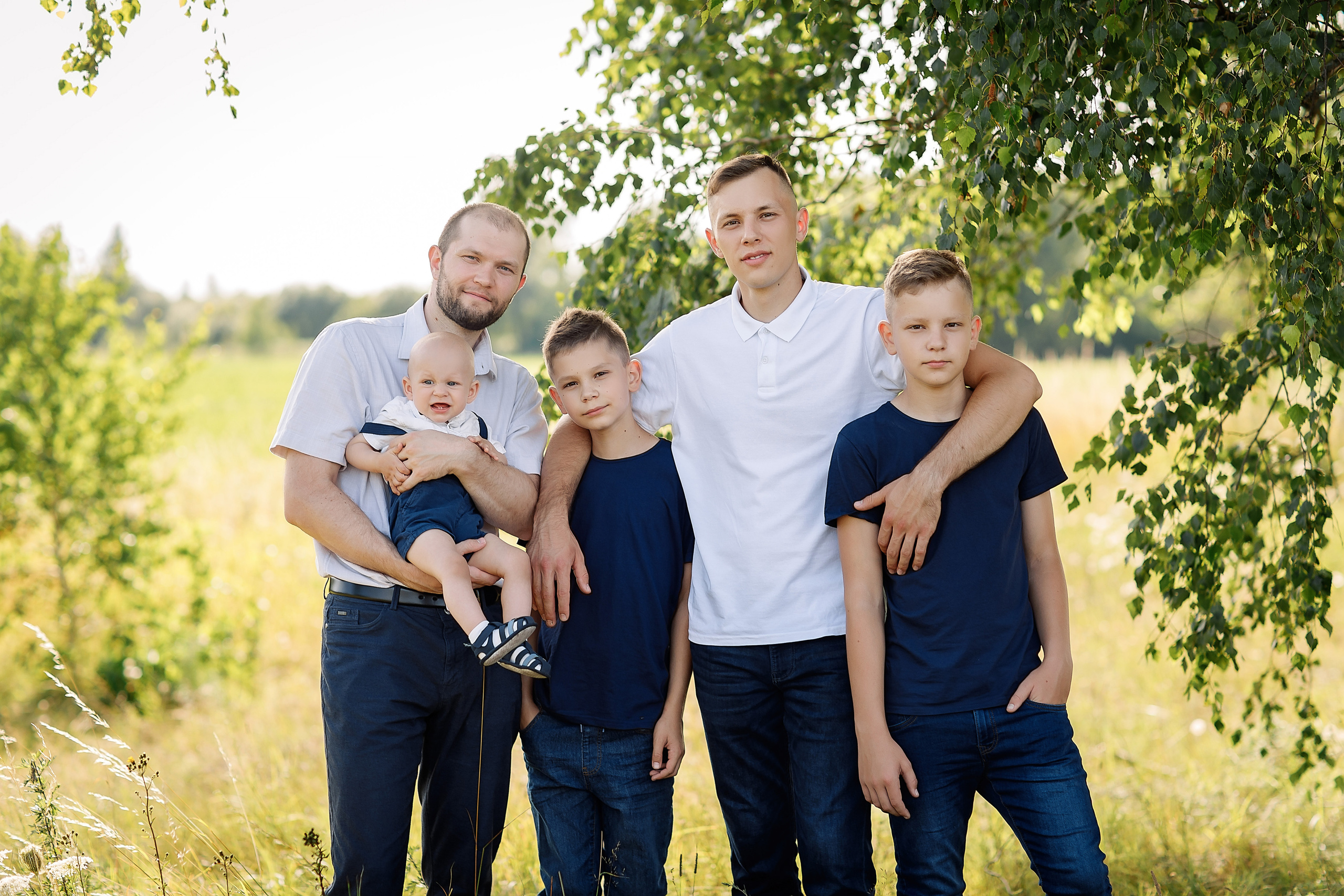 Семейная съёмка за городом. Свадебный и семейный фотограф в Калининграде Макарова Татьяна