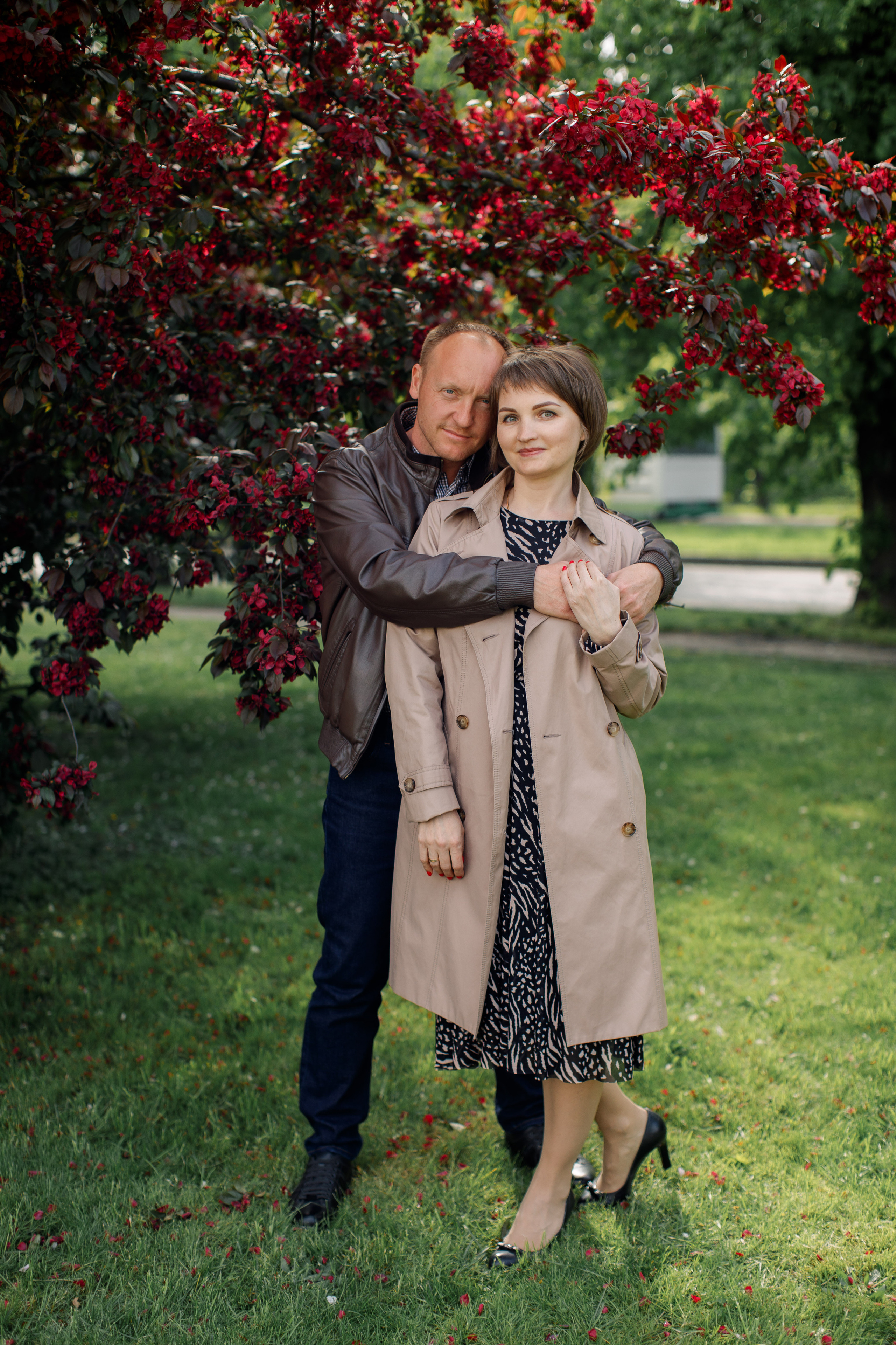 Семейная съёмка в цветении. Свадебный и семейный фотограф в Калининграде Макарова Татьяна