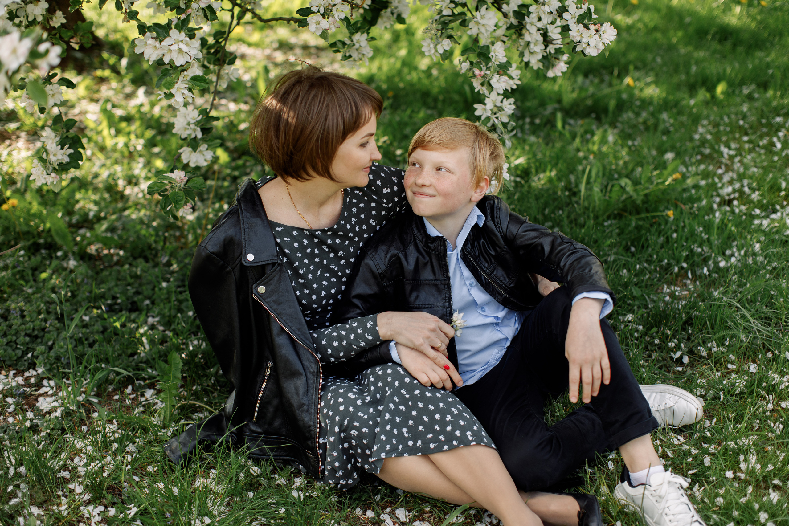 Семейная съёмка в цветении. Свадебный и семейный фотограф в Калининграде Макарова Татьяна