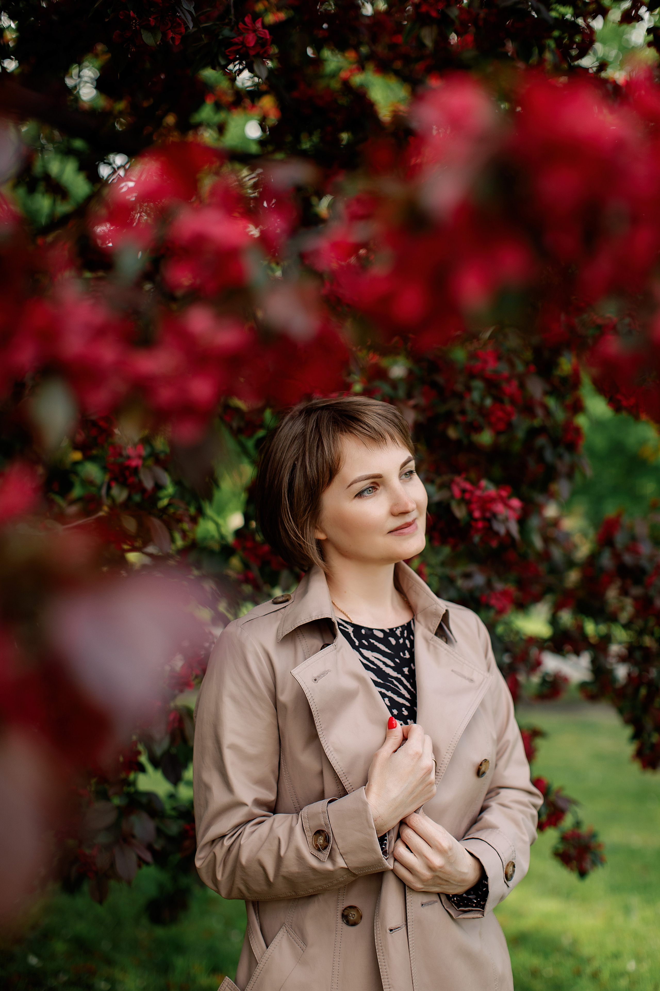 Семейная съёмка в цветении. Свадебный и семейный фотограф в Калининграде Макарова Татьяна