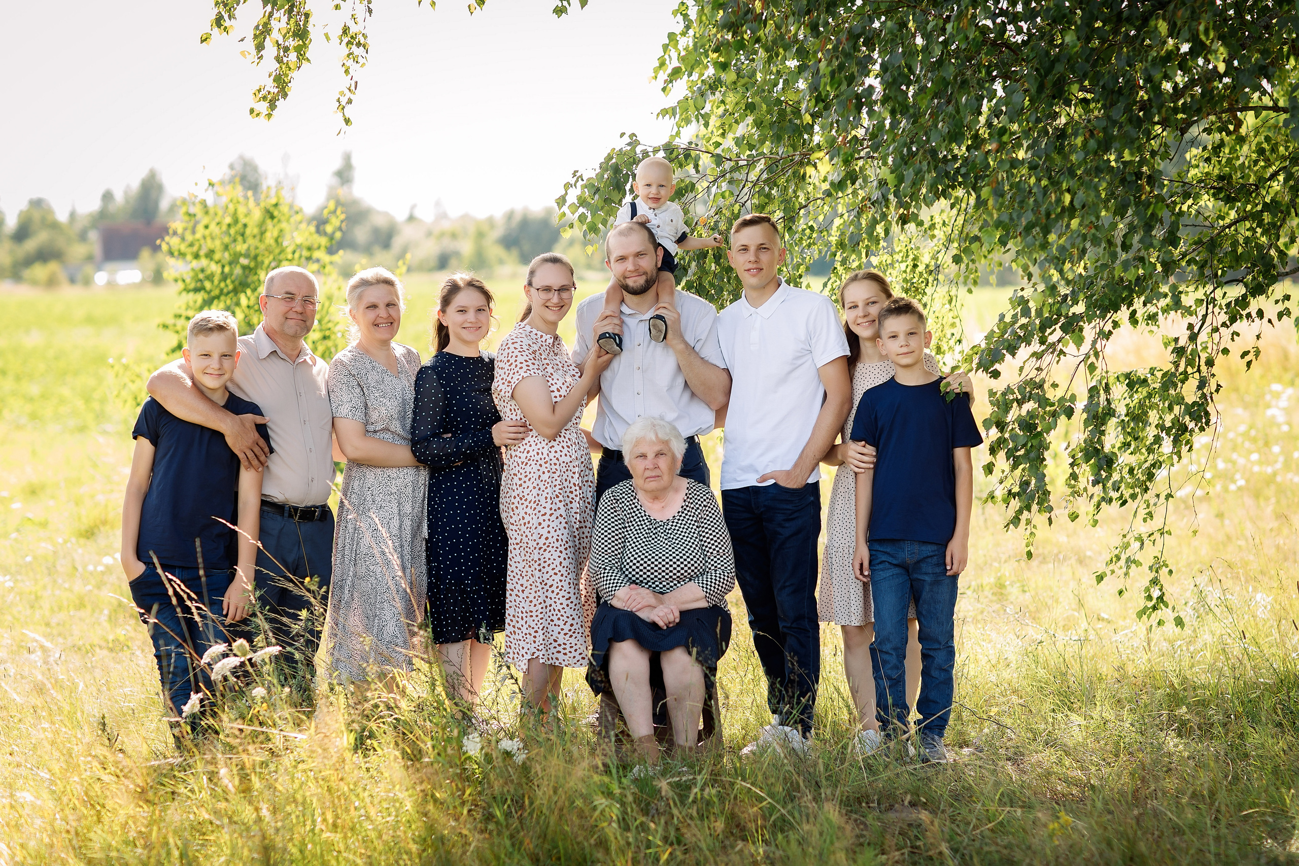 Семейная съёмка за городом. Свадебный и семейный фотограф в Калининграде Макарова Татьяна