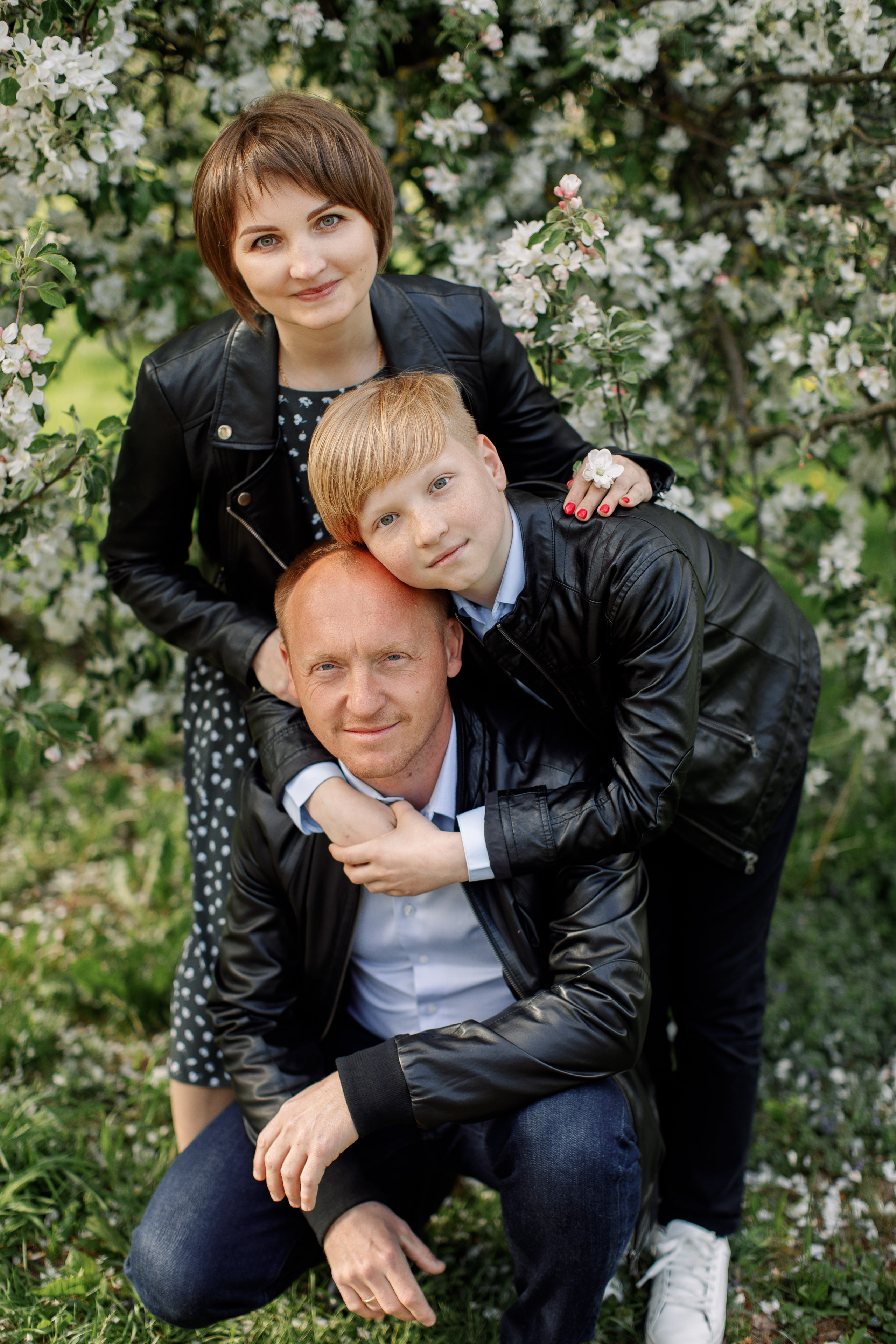 Семейная съёмка в цветении. Свадебный и семейный фотограф в Калининграде Макарова Татьяна
