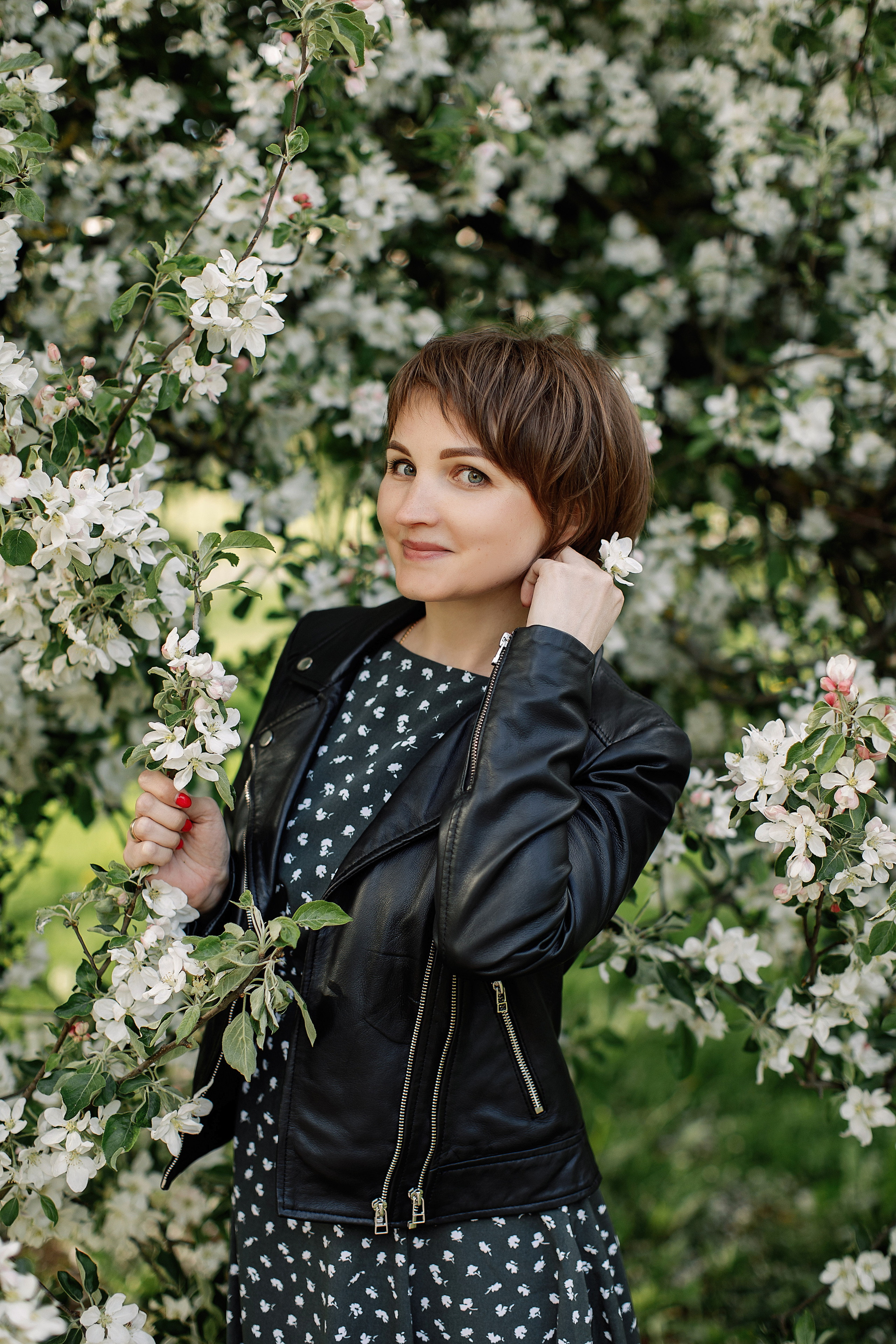 Семейная съёмка в цветении. Свадебный и семейный фотограф в Калининграде Макарова Татьяна